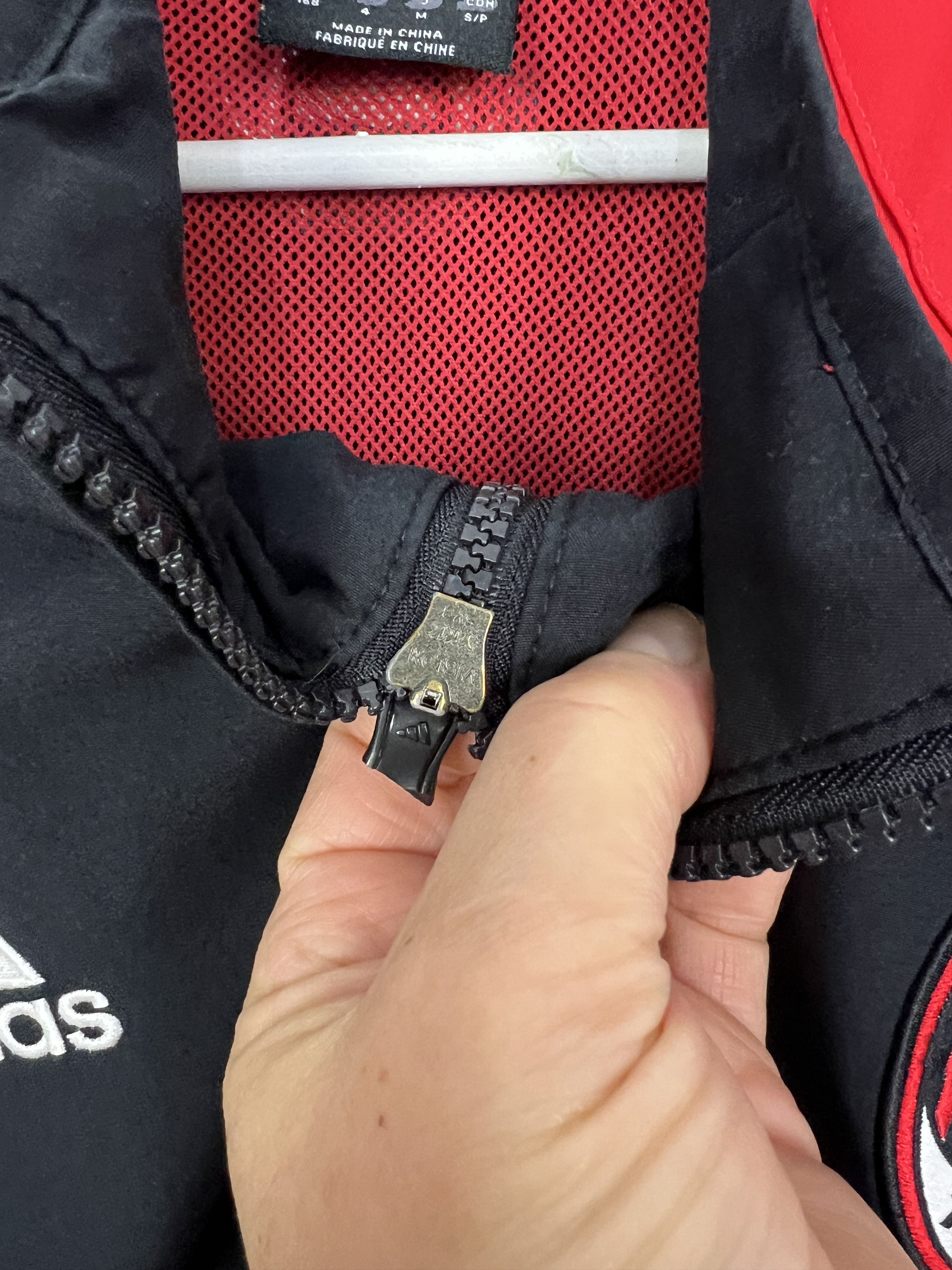 Adidas Vintage AC Milan Football Jacket Soccer Track Top Rare Size US S / EU 44-46 / 1 - 4 Thumbnail