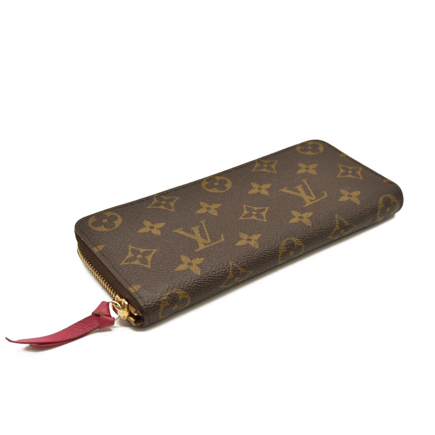 Louis Vuitton Louis Vuitton Monogram Clemence Wallet Fuchsia GI0196 Size ONE SIZE - 3 Thumbnail