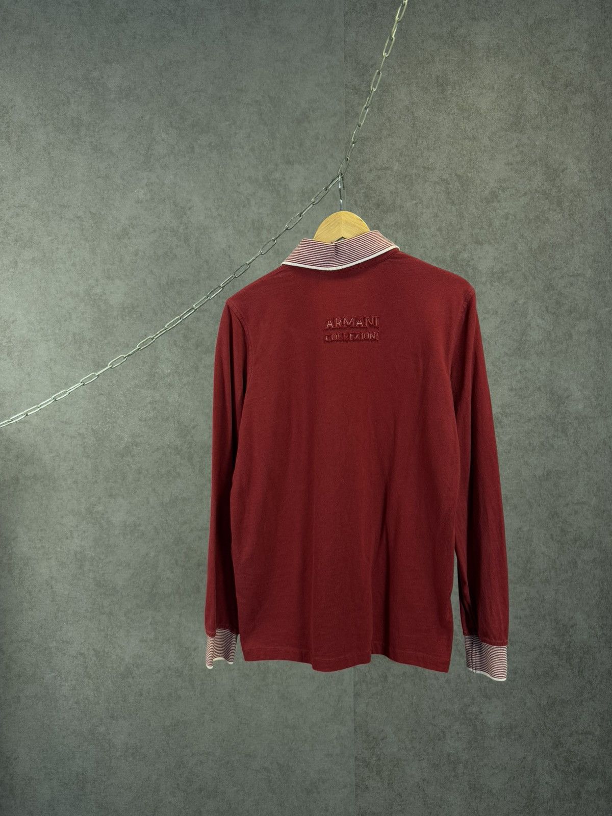 Armani Collezioni Armani Collezioni luxury designer polo sweatshirt Size US M / EU 48-50 / 2 - 2 Thumbnail
