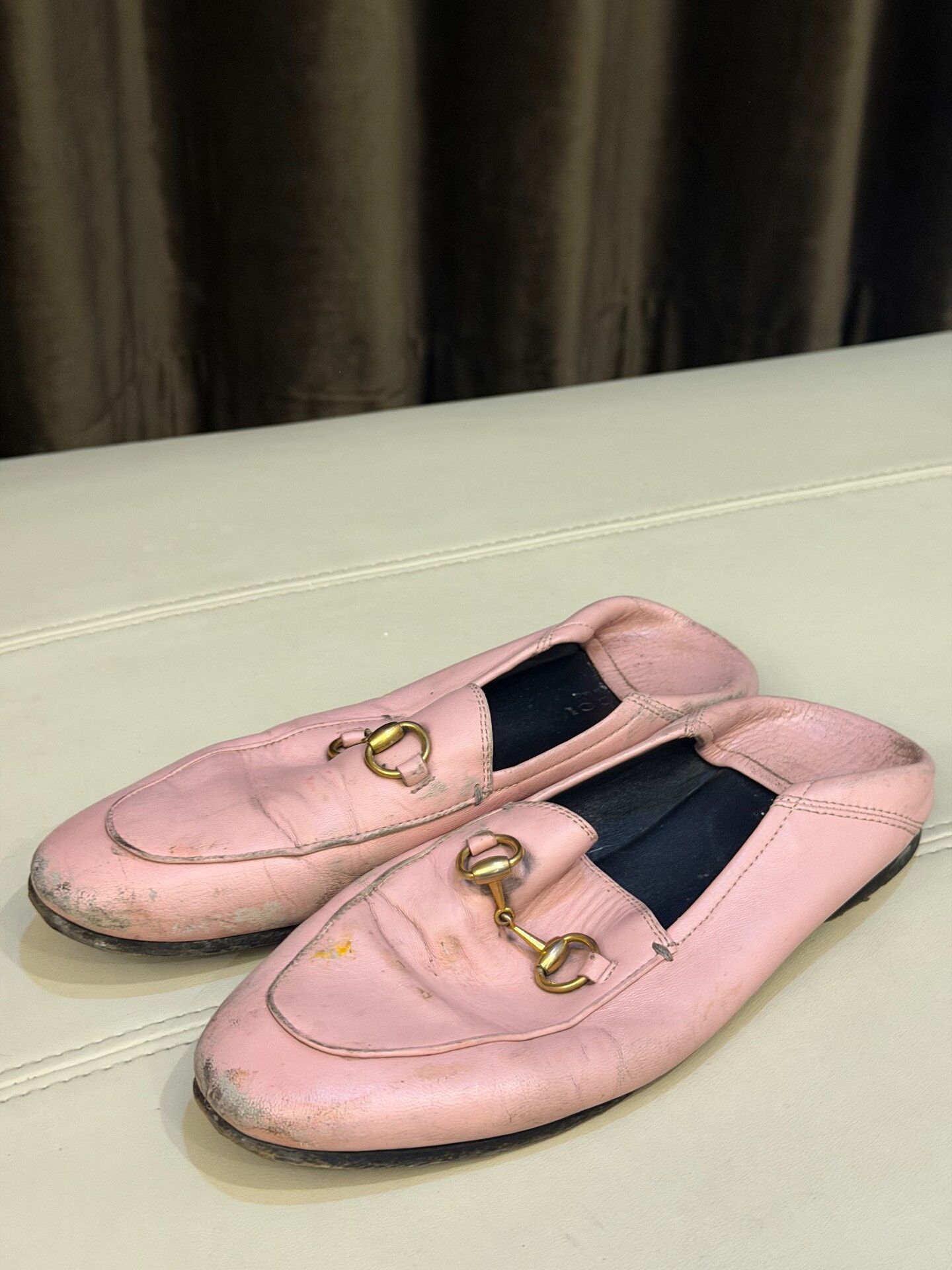 Gucci Gucci Pink Horsebit Loafers Size US 6 / IT 36 - 1 Thumbnail
