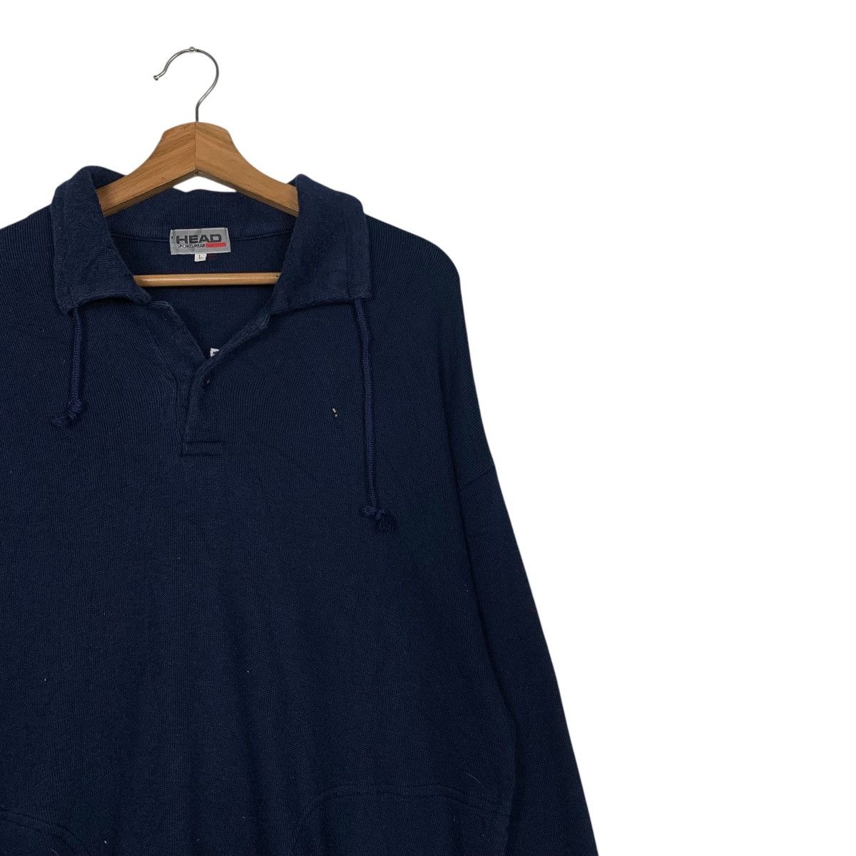 Japanese Brand HEAD Sportswear Embroidery Logo Sweatshirt #2229-C98 Size US L / EU 52-54 / 3 - 7 Thumbnail