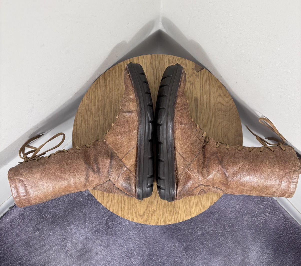 Bally Bally BearthTrek Men’s Distressed Leather Combat Boots Size US 8.5 / EU 41-42 - 17 Thumbnail
