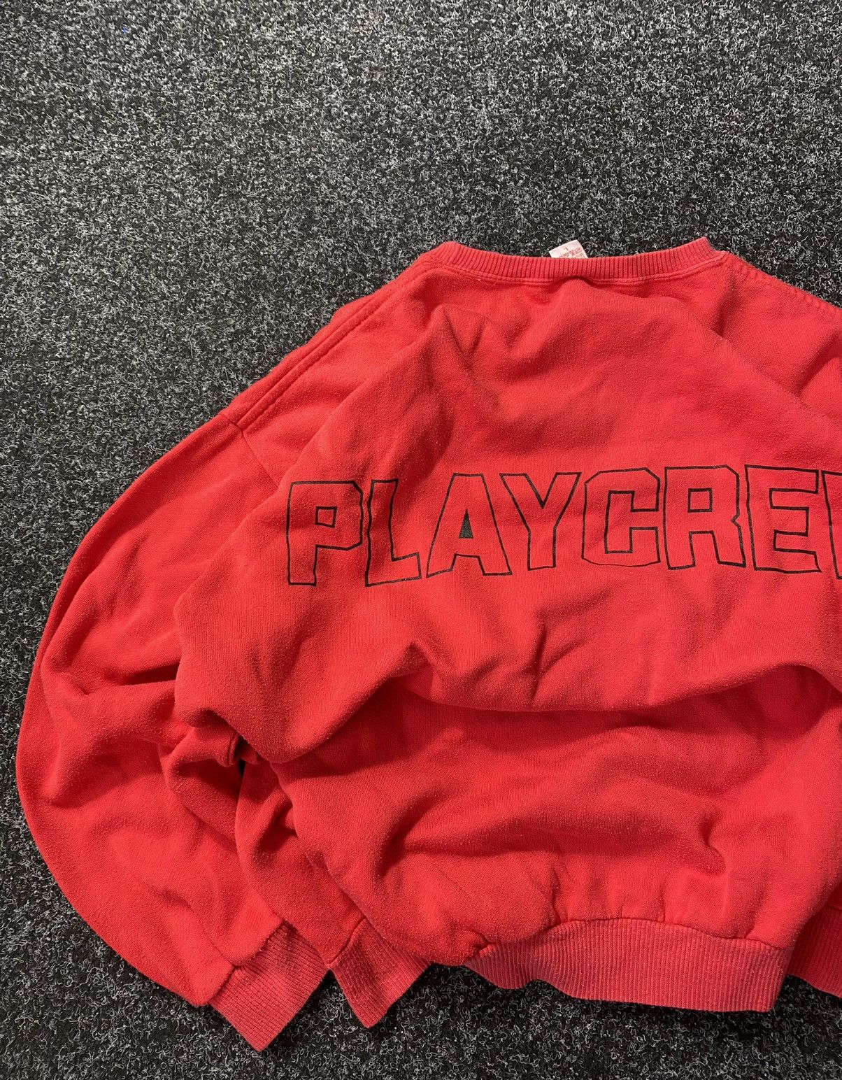 Vintage 80s🔥Playcrew VNTG American Football Sport Mens Sweatshirt Size US M / EU 48-50 / 2 - 2 Thumbnail