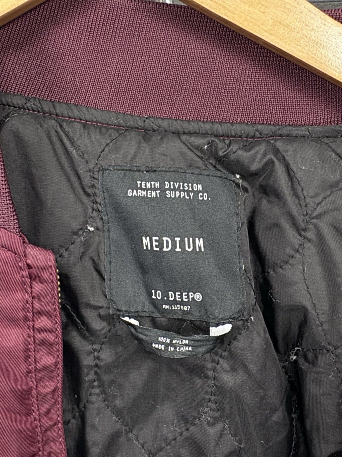 10 Deep 10.Deep Night Rider Ma-1 Bombers Jacket USA Japan Size US M / EU 48-50 / 2 - 6 Thumbnail