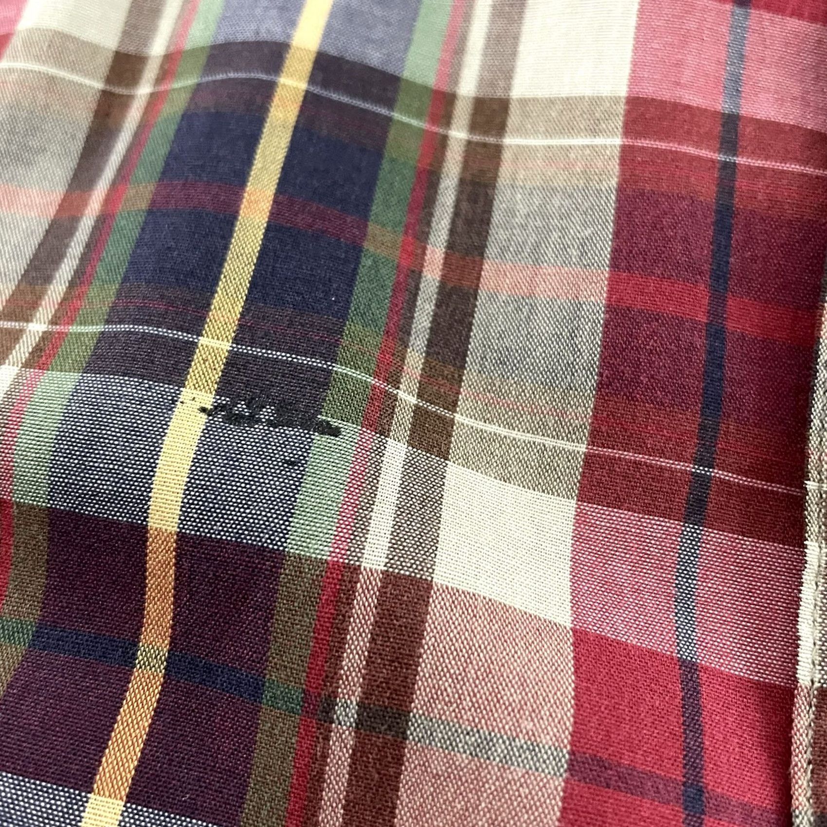 Gant GANT Rugger Foxhunt Plaid Long Sleeve Button-Up Shirt Mens Medium Red Size US M / EU 48-50 / 2 - 4 Thumbnail