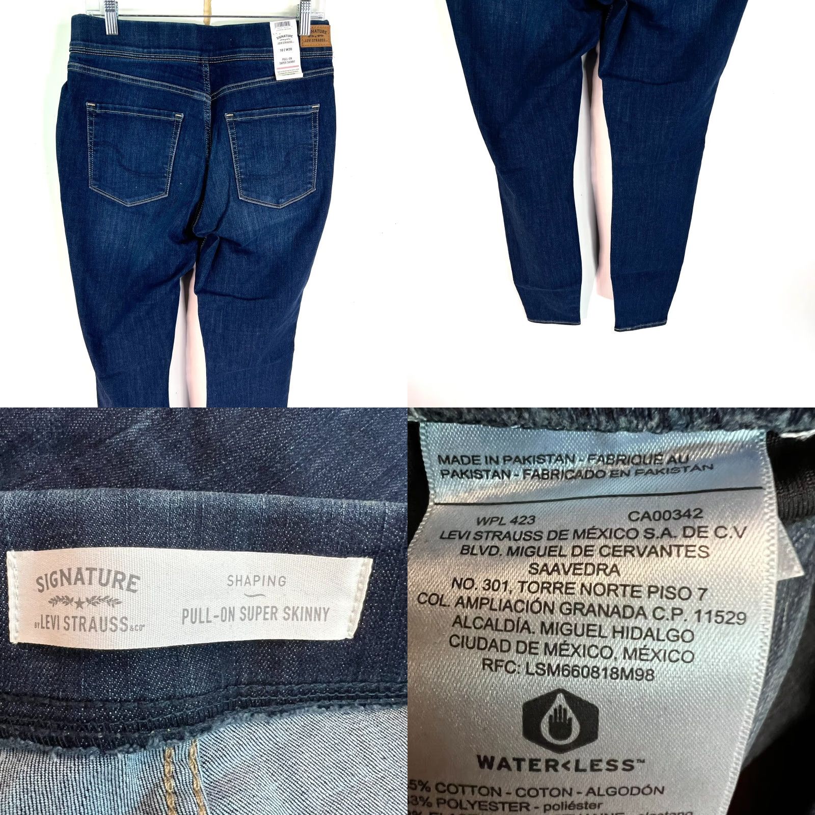 Levi's Levi's Signature Simply Stretch Denim Jeans Womens Size 10 (32X29) Blue Size 32" / US 10 / IT 46 - 8 Thumbnail