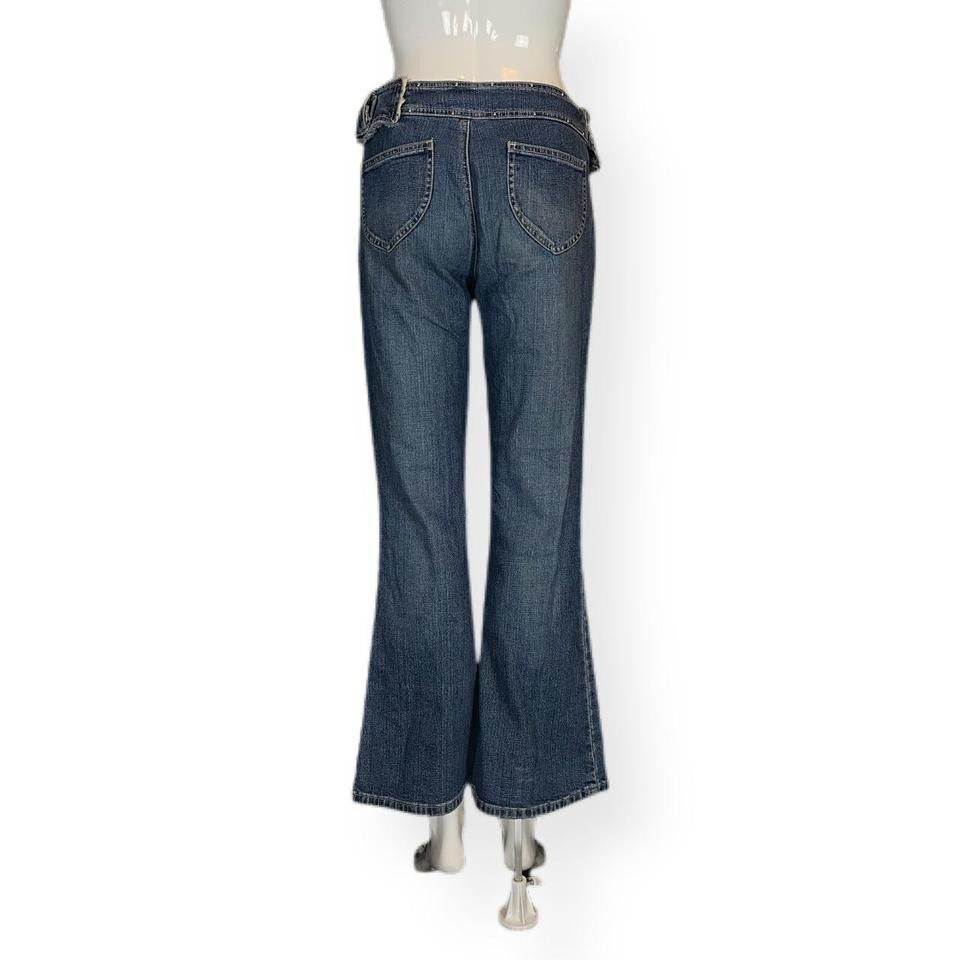 Other Y2K Rhinestone Heart Jeans Size 27" / US 4 / IT 40 - 2 Thumbnail