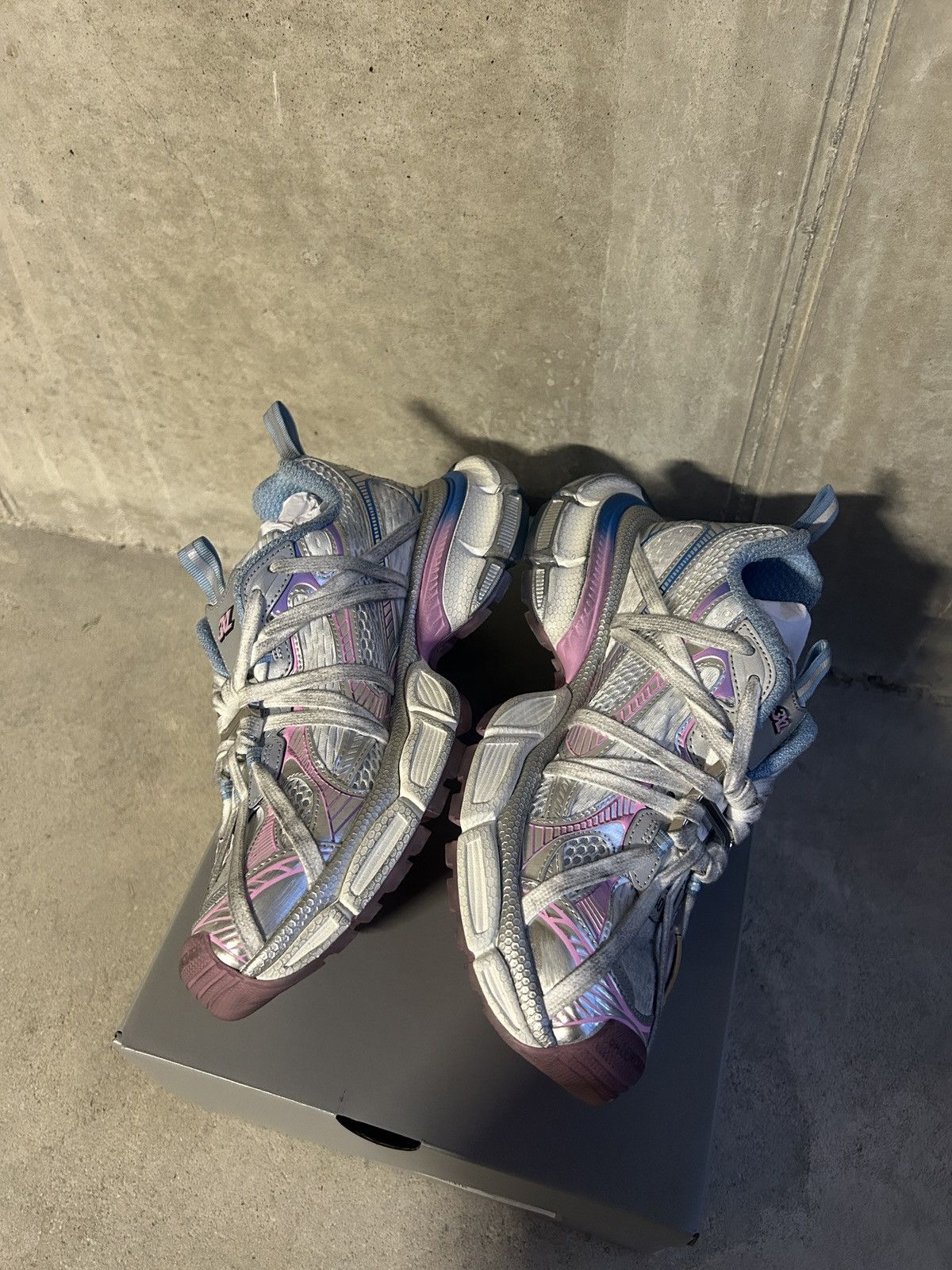 Balenciaga Balenciaga 3 XL Extreme Lace sneakers Size US 8 / EU 41 - 6 Thumbnail