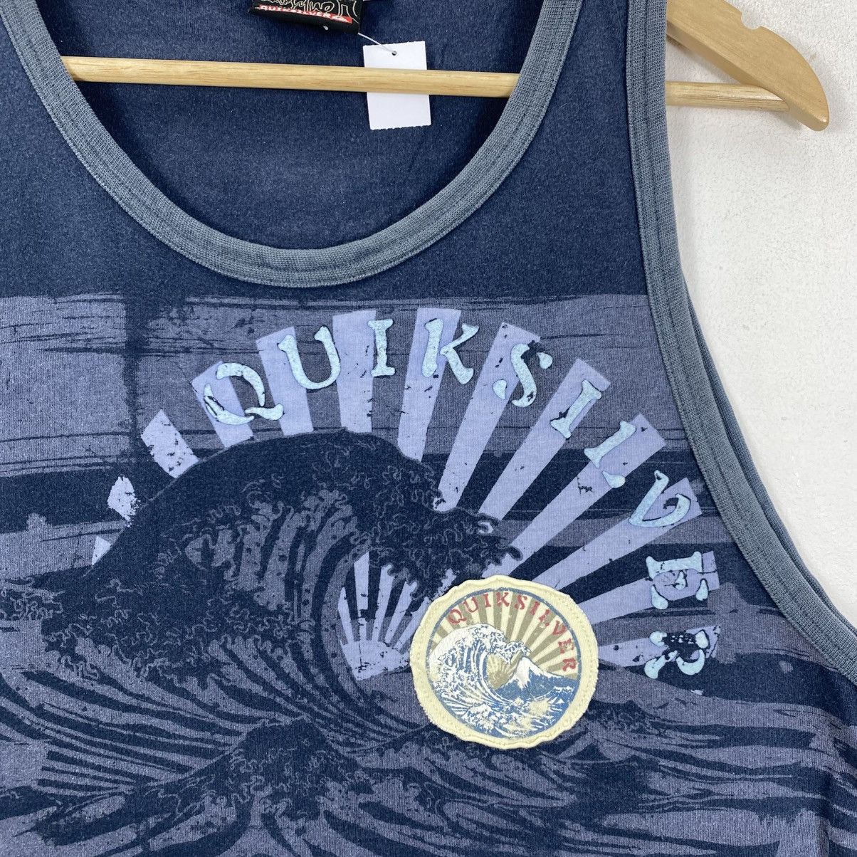 Quiksilver Quiksilver Vintage Sunburst Wave Tank Top Blue Large L Size US L / EU 52-54 / 3 - 4 Thumbnail