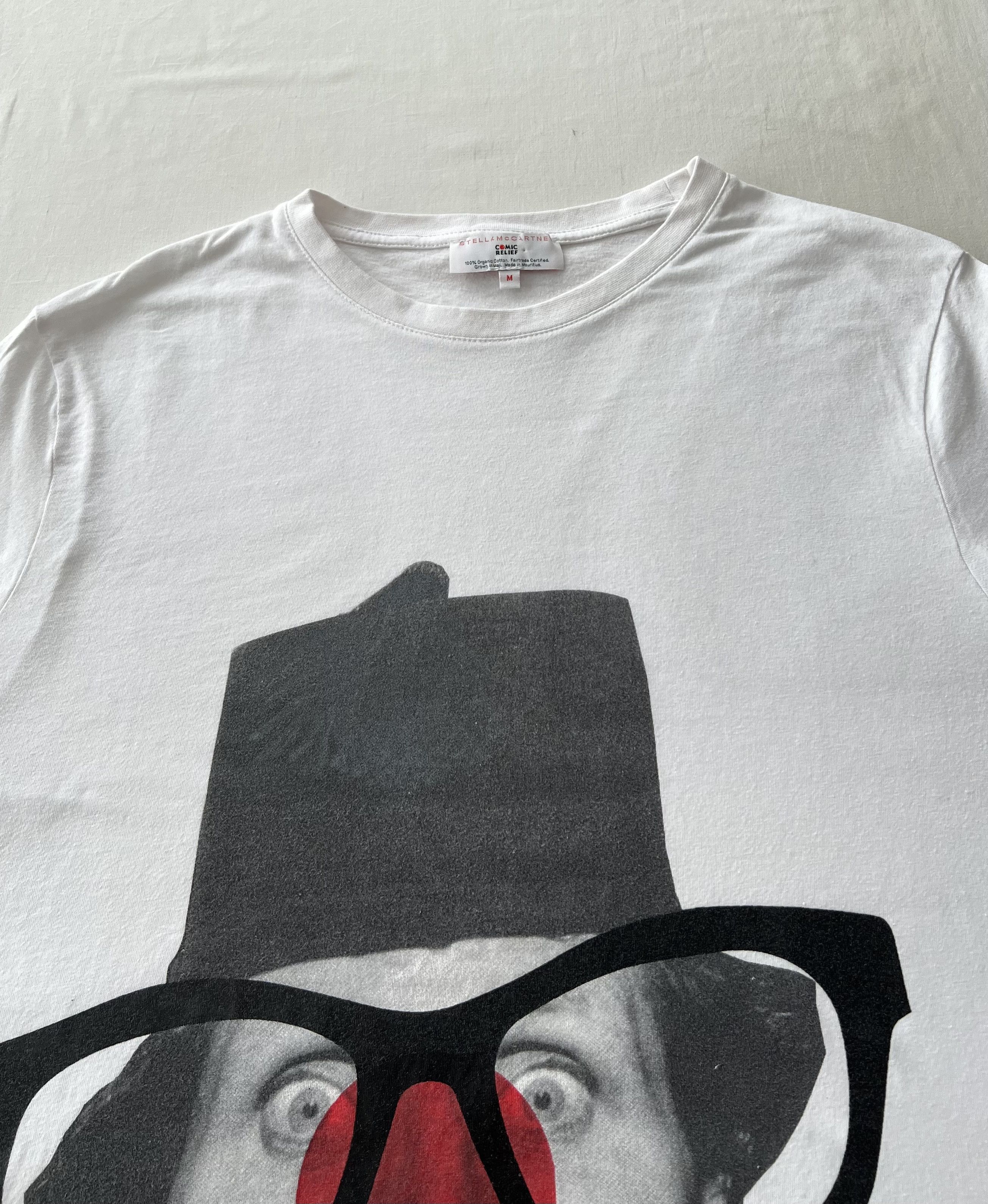 Stella McCartney Stella McCartney Comic Relief Red Nose Day White T-shirt Size US M / EU 48-50 / 2 - 4 Thumbnail