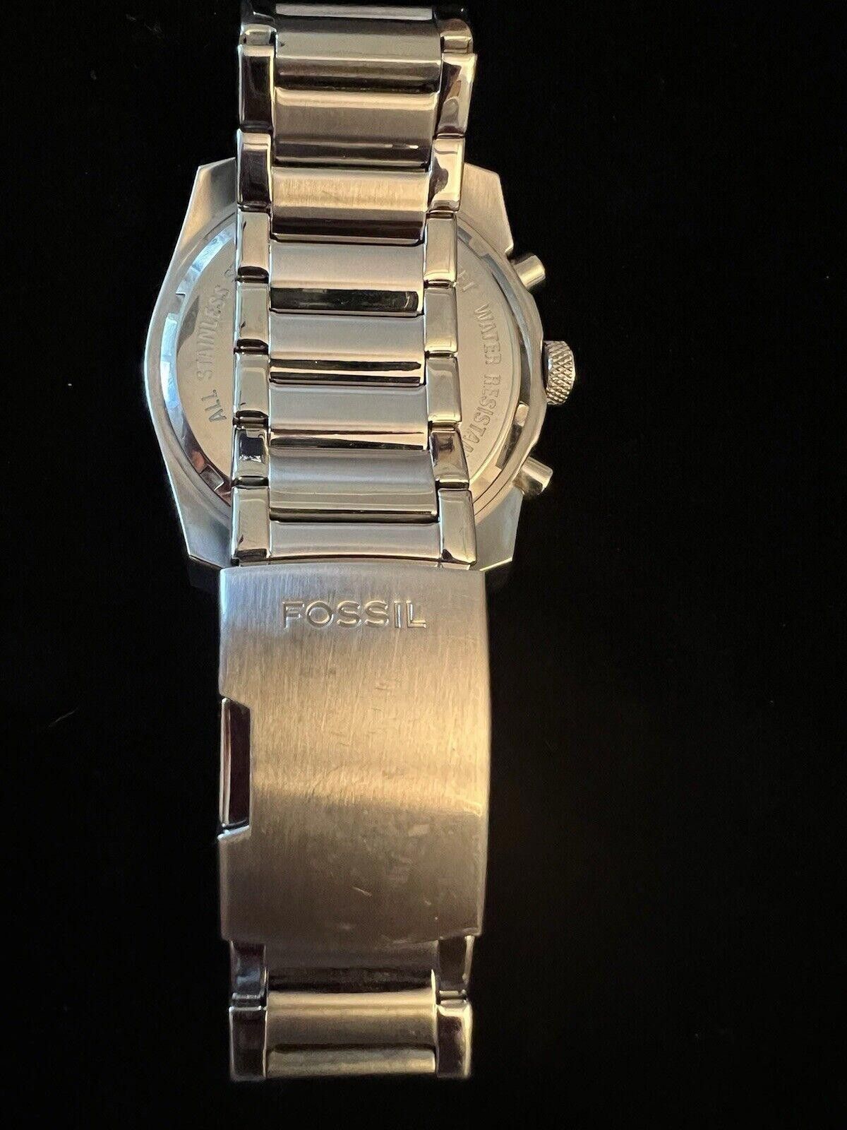 Fossil Fossil Men's Blue watch CH2507 Chronograph New Battery Size ONE SIZE - 4 Thumbnail