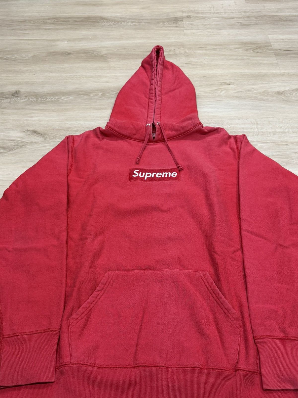 Supreme Supreme 2005 Red Box Logo Hoodie Size US L / EU 52-54 / 3 - 2 Thumbnail