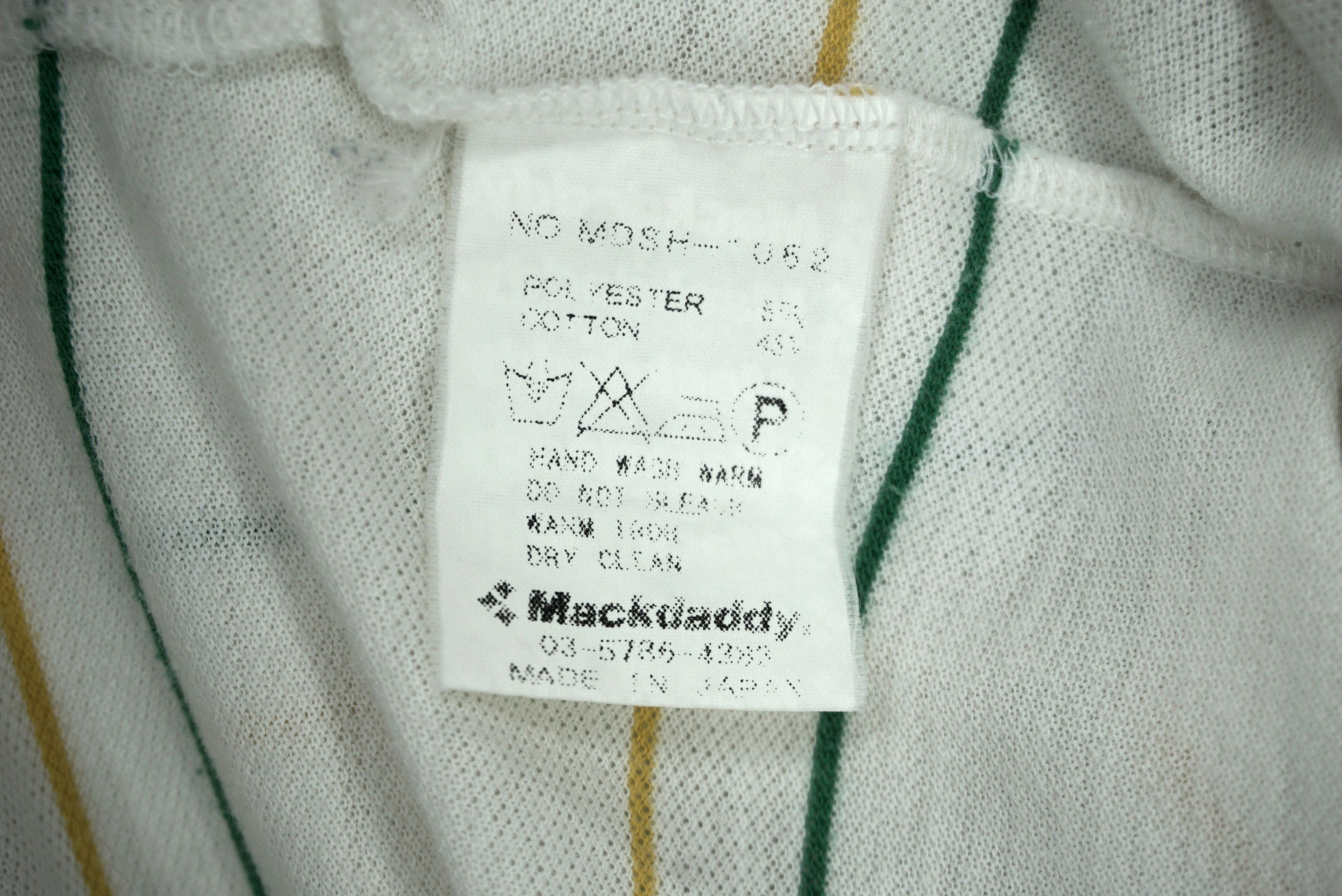 Japanese Brand Mackdaddy Japan Shirt Size M Striped Button Down Polo Shirt Size US M / EU 48-50 / 2 - 14 Thumbnail