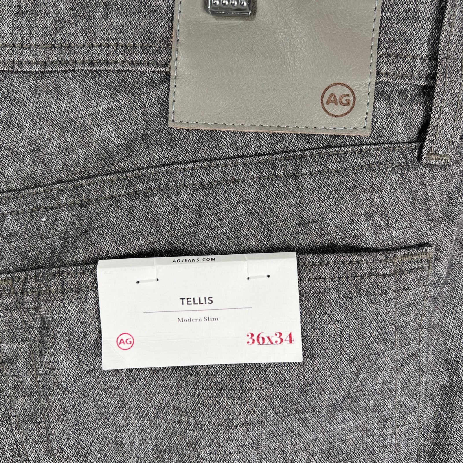 AG Adriano Goldschmied Adriano Goldschmied Tellis Slim Fit Pants Modern Gray Size US 36 / EU 52 - 6 Thumbnail