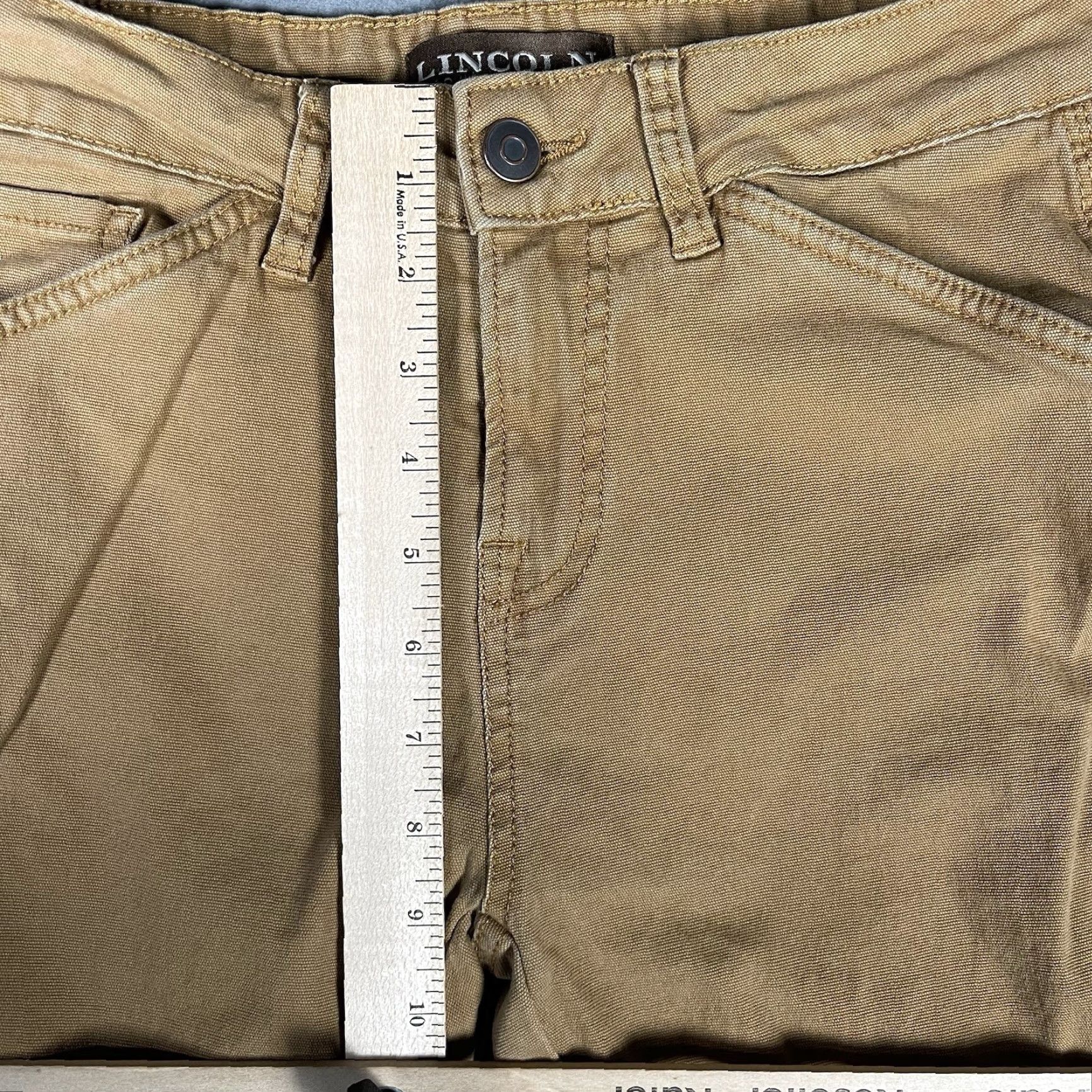 Vintage Lincoln Outfitters Women’s Pants Carpenter Size 2 Duck Brown Cotton Spandex Straight Leg Workwear Pockets Vintage? No Size 26" / US 2 / IT 38 - 5 Thumbnail