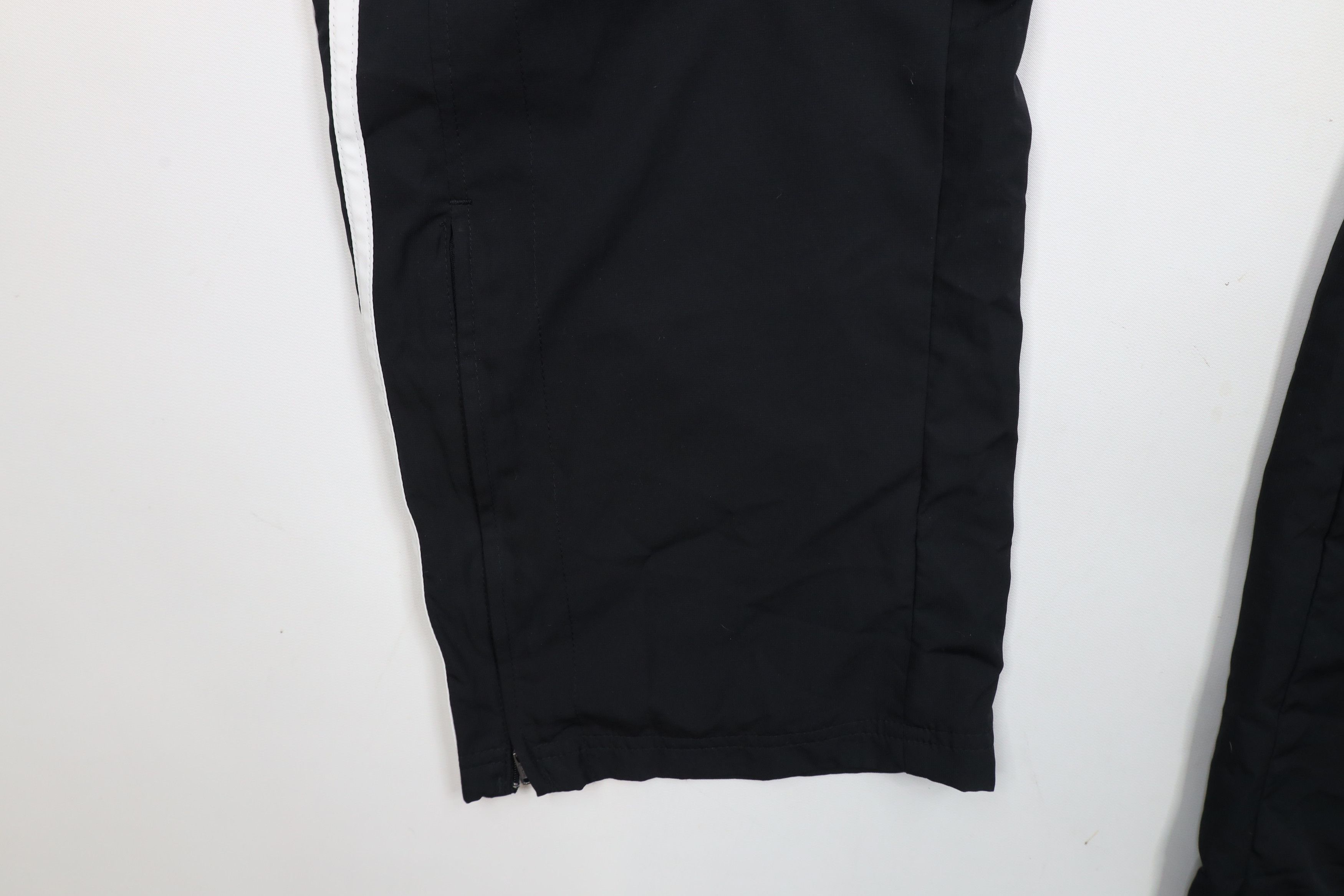 Adidas × Vintage Vintage Y2K Adidas Striped Lined Wide Leg Pants Black Size US 34 / EU 50 - 7 Thumbnail
