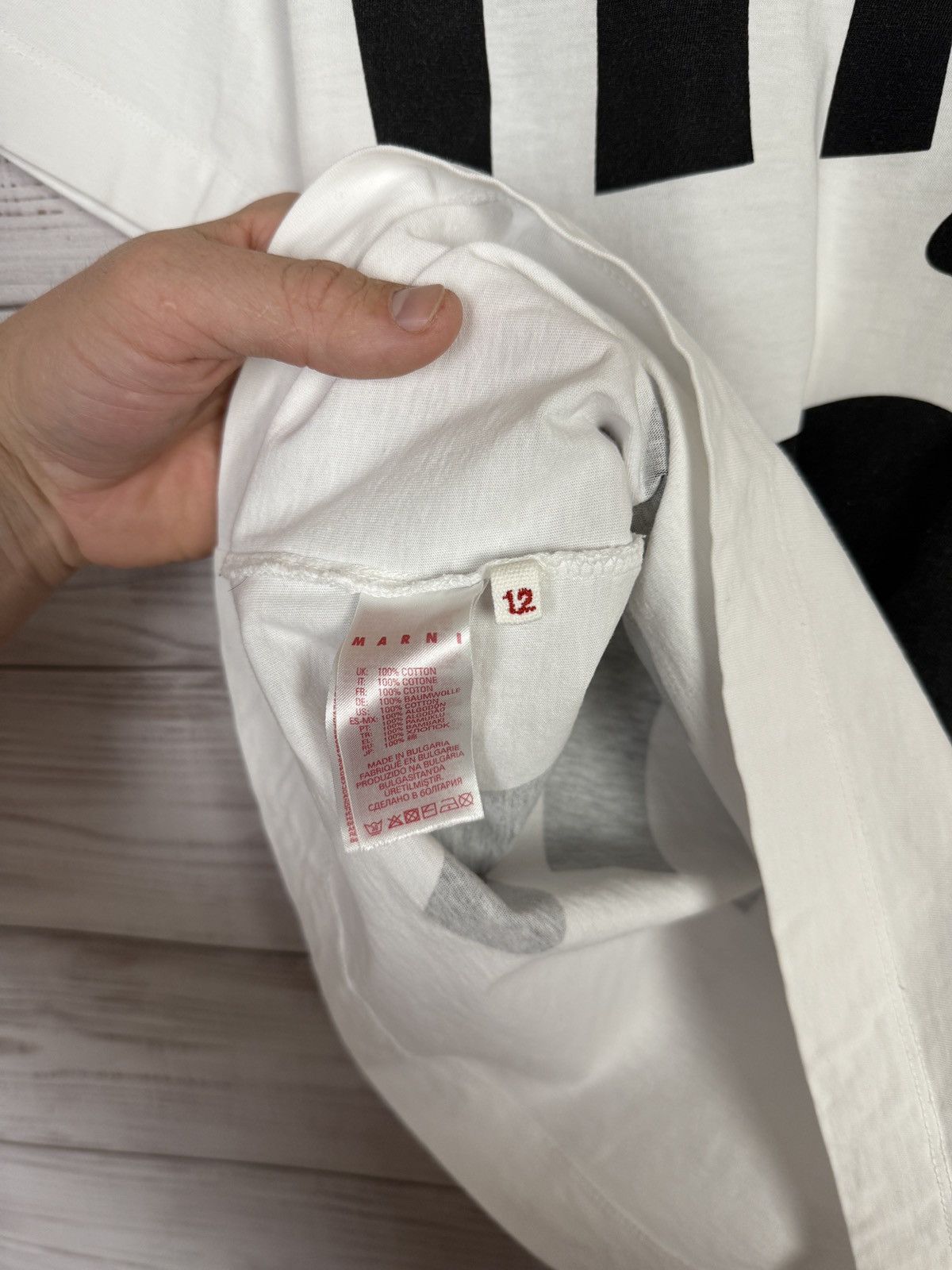 Marni Marni Luxury tee big over print logo Size US S / EU 44-46 / 1 - 7 Thumbnail