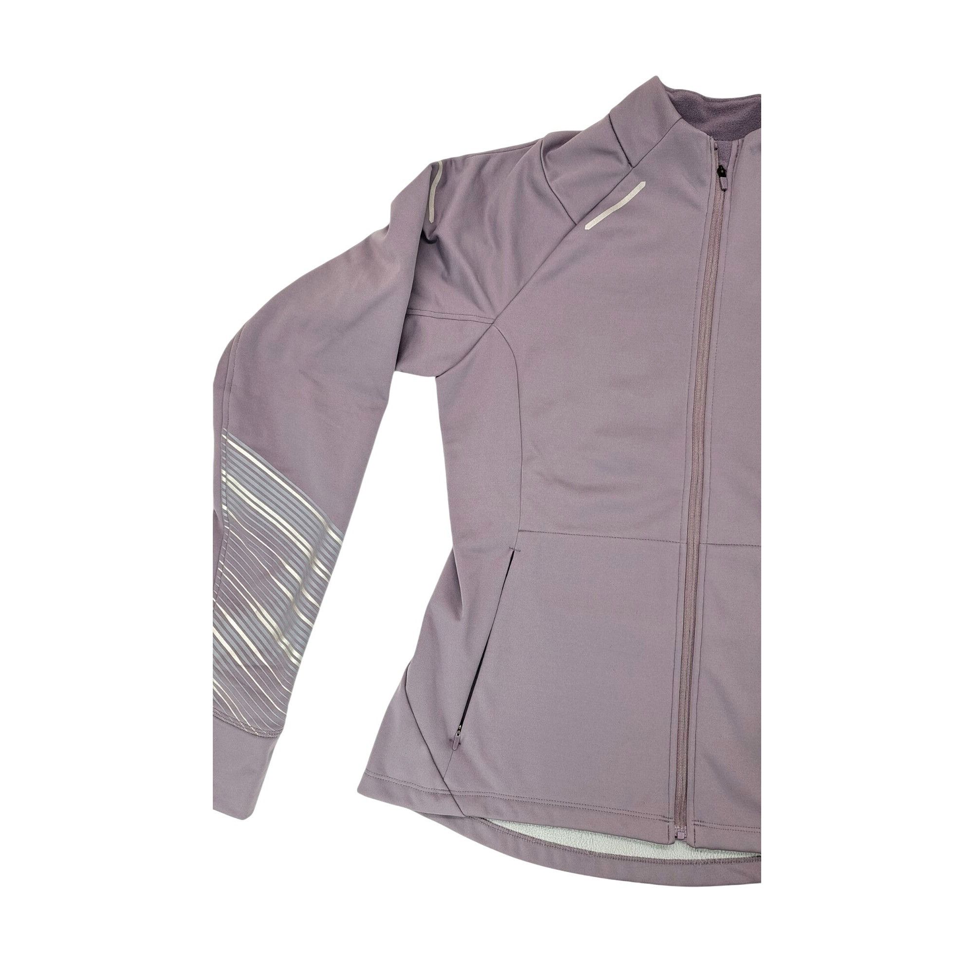 Asics Asics Lite Show 2 Jacket Purple Reflective Thumbhole Running Size M / US 6-8 / IT 42-44 - 4 Thumbnail