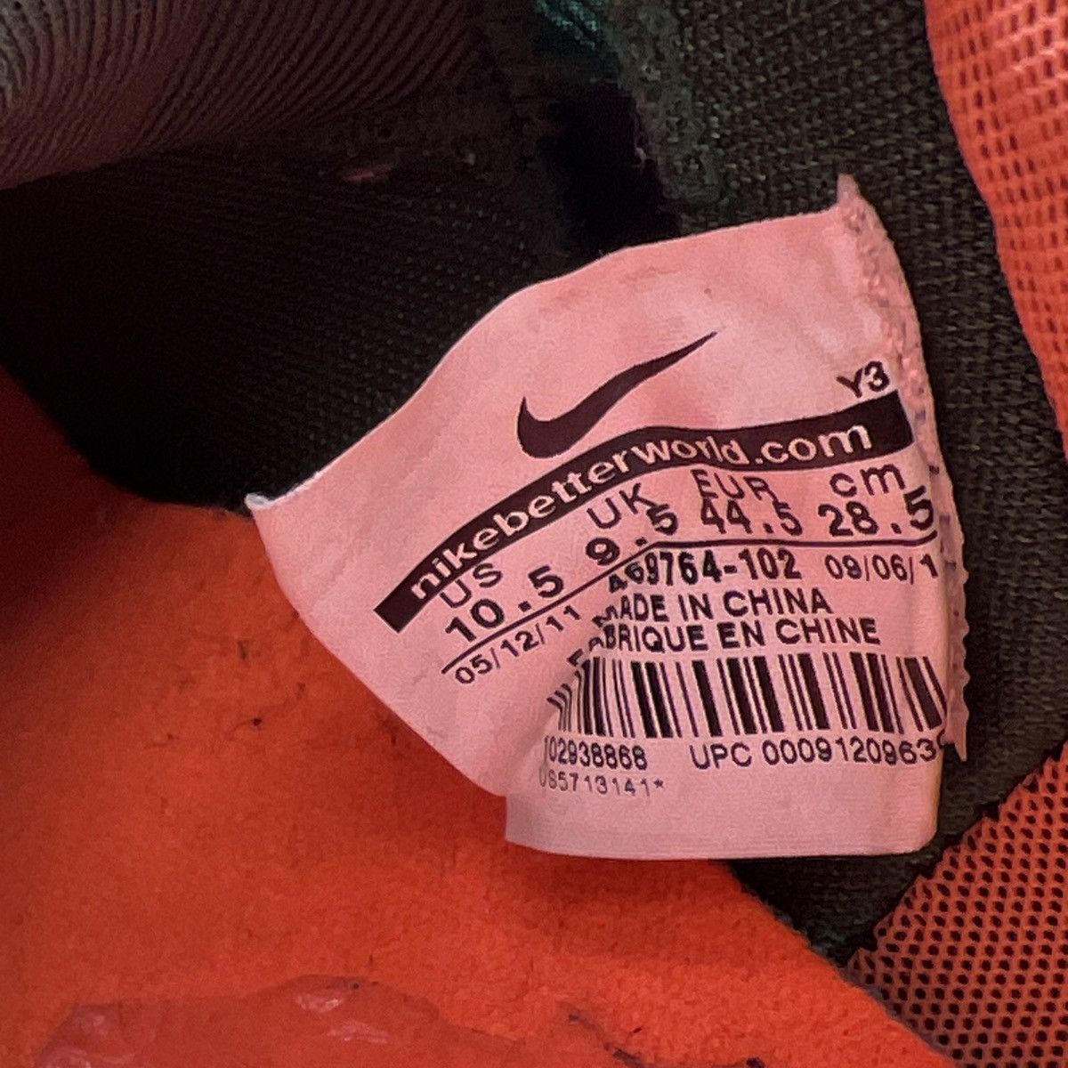 Nike Lebron 9 Miami Hurricanes Size US 10.5 / EU 43-44 - 9 Thumbnail