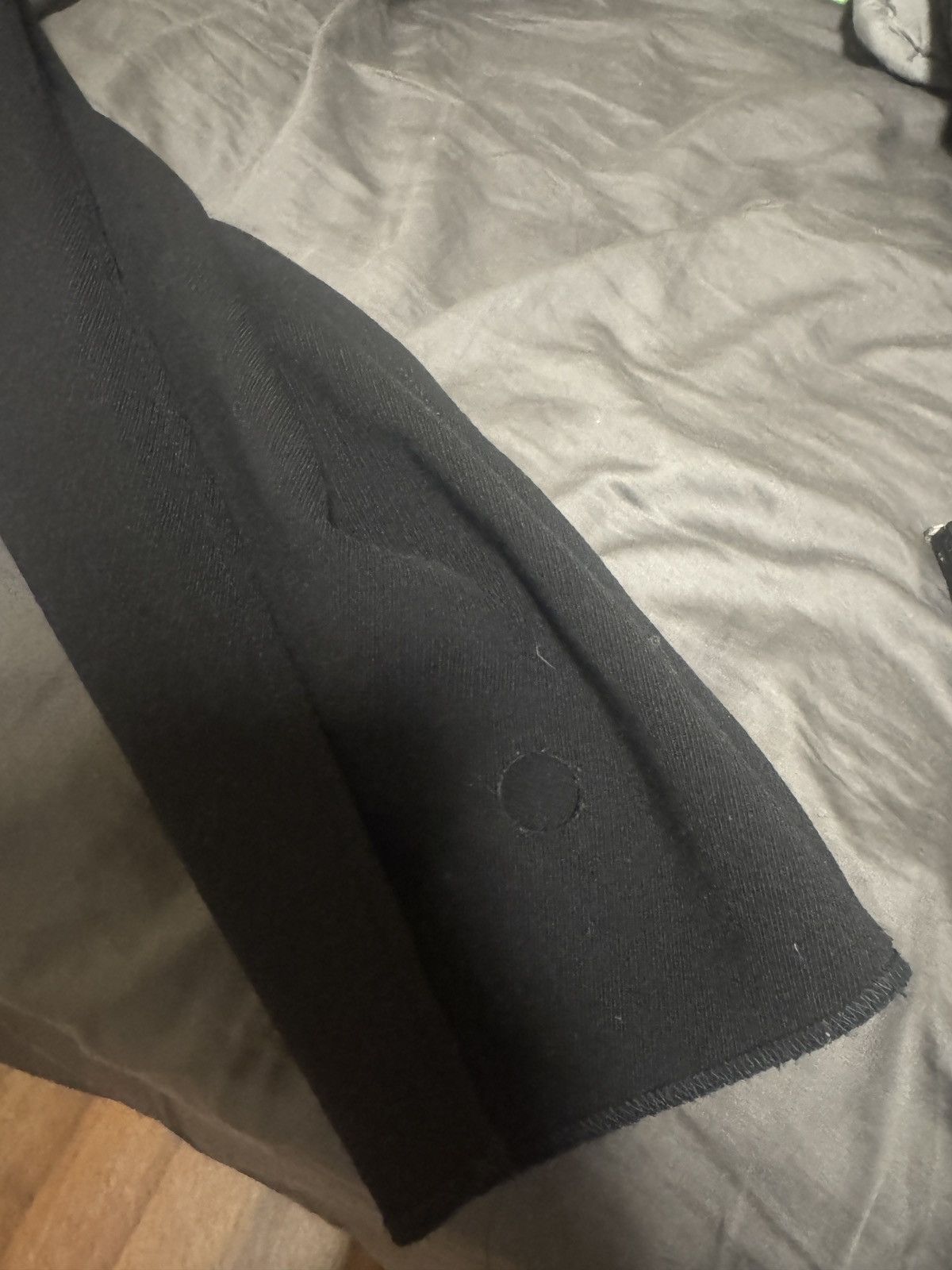 H&M × Maison Margiela Black Zippered Holed Trousers Size US 26 / EU 42 - 3 Thumbnail