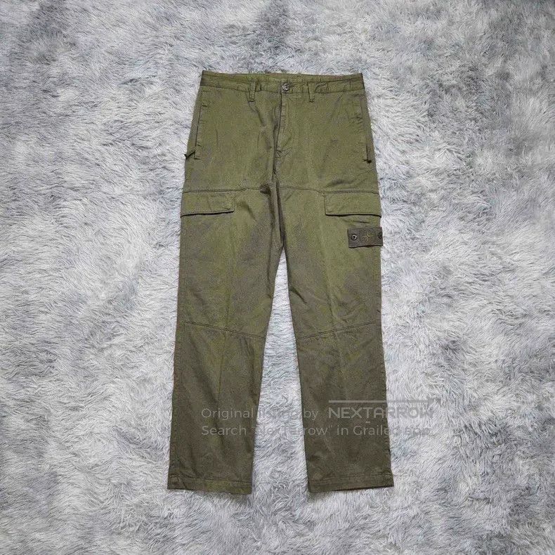 Stone Island Stone Island Army Green Phantom Work Pants Size US 31 - 1 Thumbnail