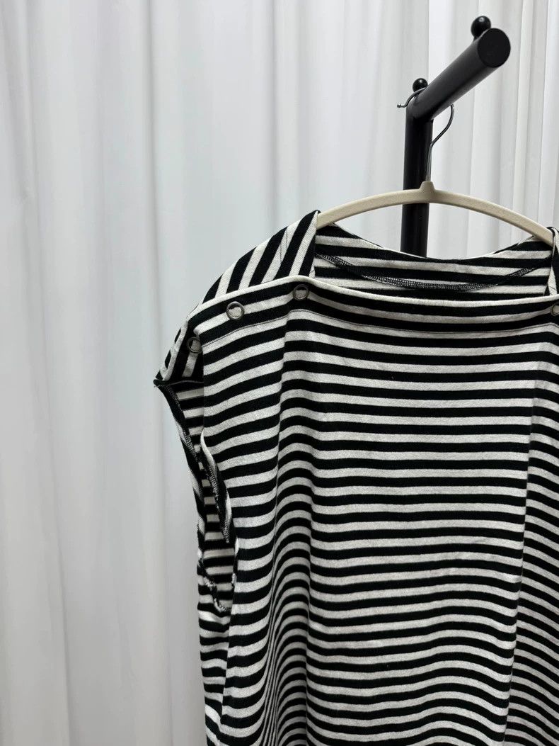 Takahiromiyashita The Soloist. The soloist Striped deconstructed vest 2504-Nextarrow Size US S / EU 44-46 / 1 - 2 Thumbnail