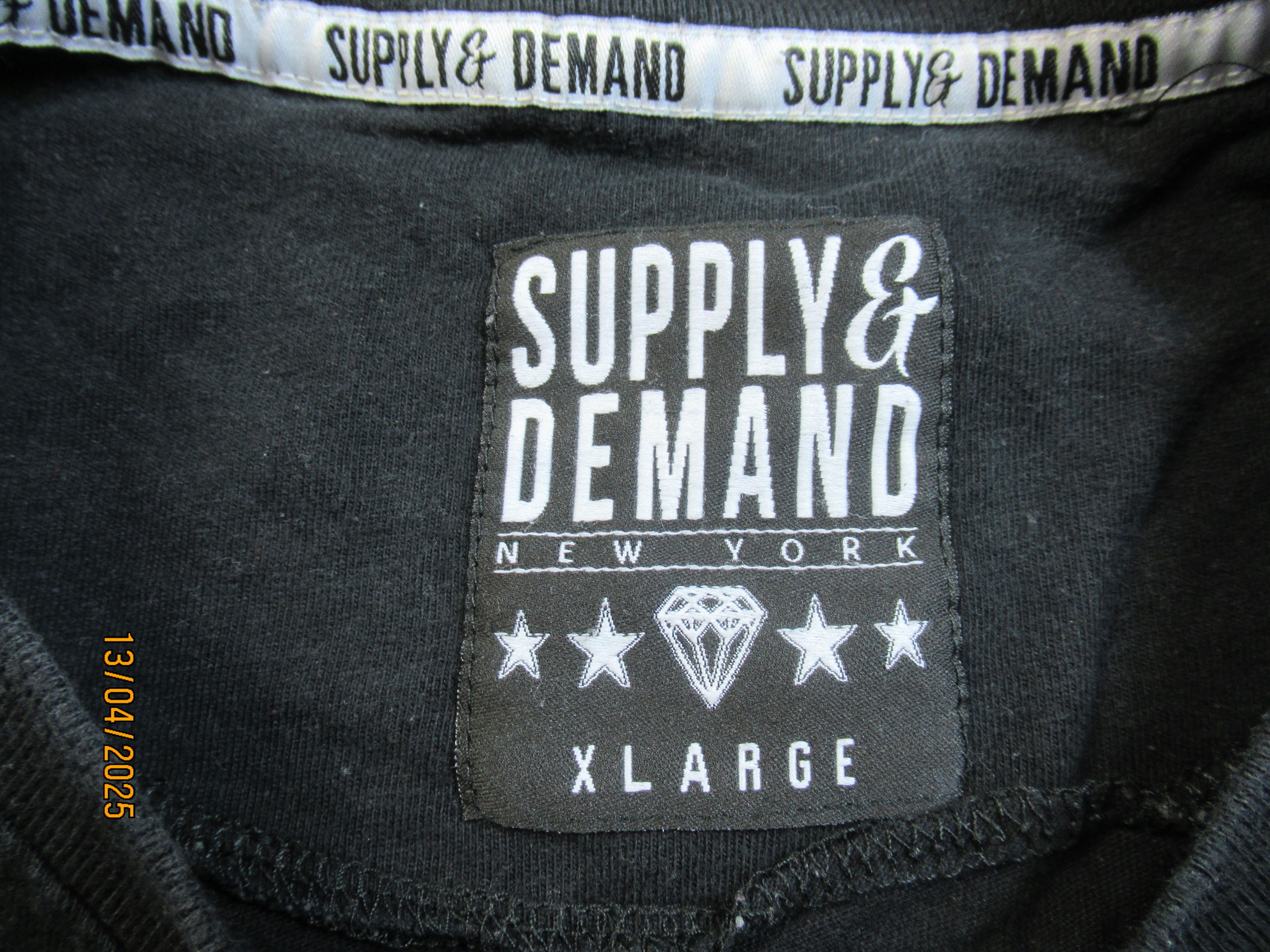 Supply & Demand Supply & Demand black t-shirt Size US XL / EU 56 / 4 - 4 Thumbnail