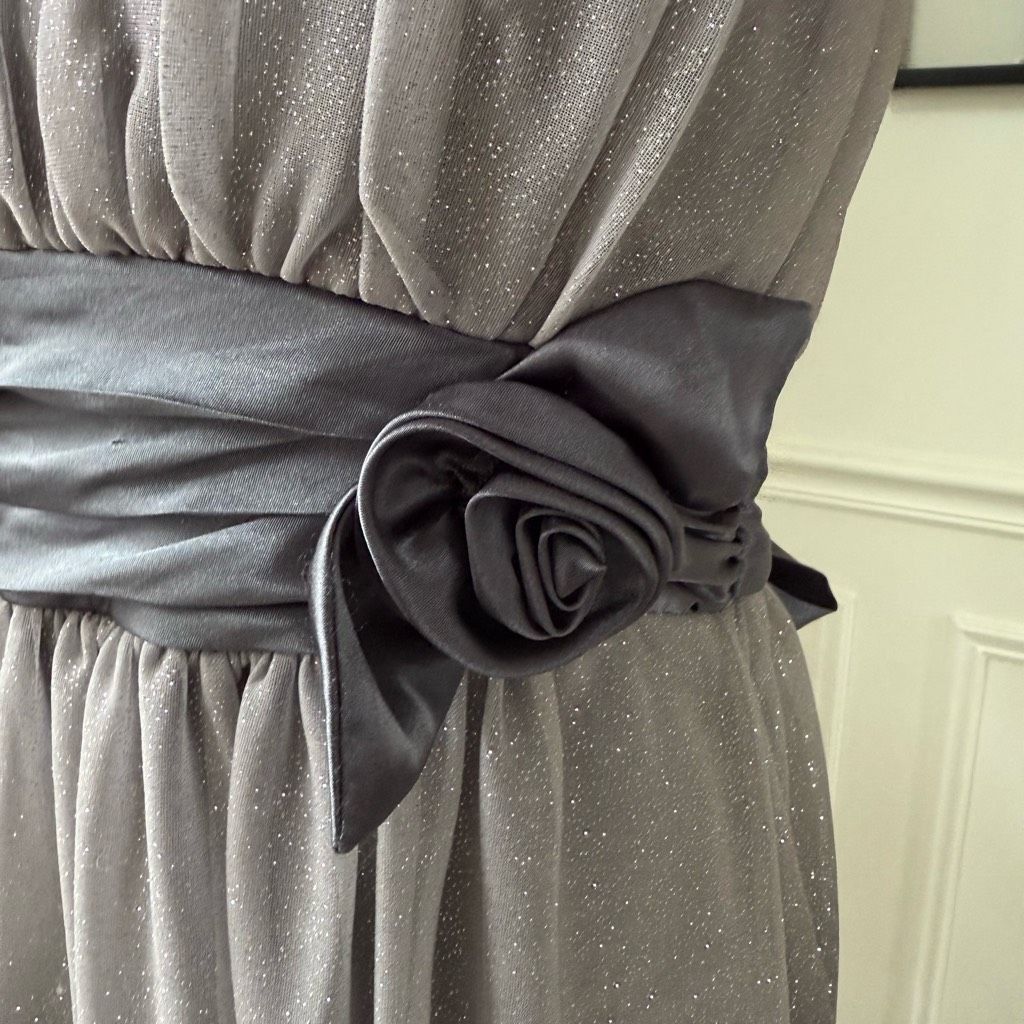 Other Vintage Y2K City Triangles Grey Shimmer Ombre Short Dress M Size M / US 6-8 / IT 42-44 - 3 Thumbnail