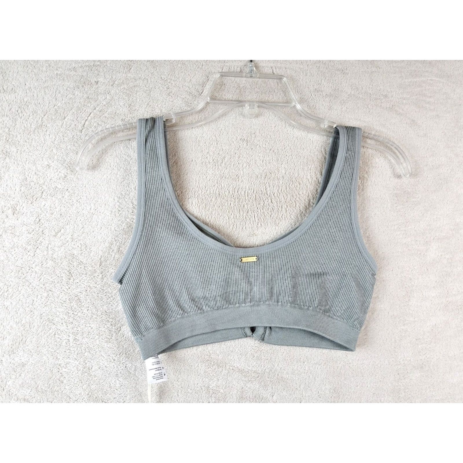 Simons Simmons Space Athletic Bra M/L Women Green Sports Bra Activewear Womens Size M/L Size ONE SIZE - 4 Thumbnail