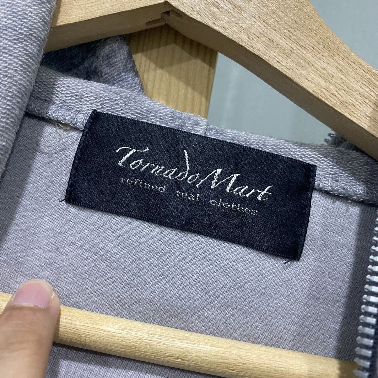 Tornado Mart Tornado Mart Archive Acid Wash FullZip Balaclava Mask Hoodie Size US M / EU 48-50 / 2 - 11 Thumbnail