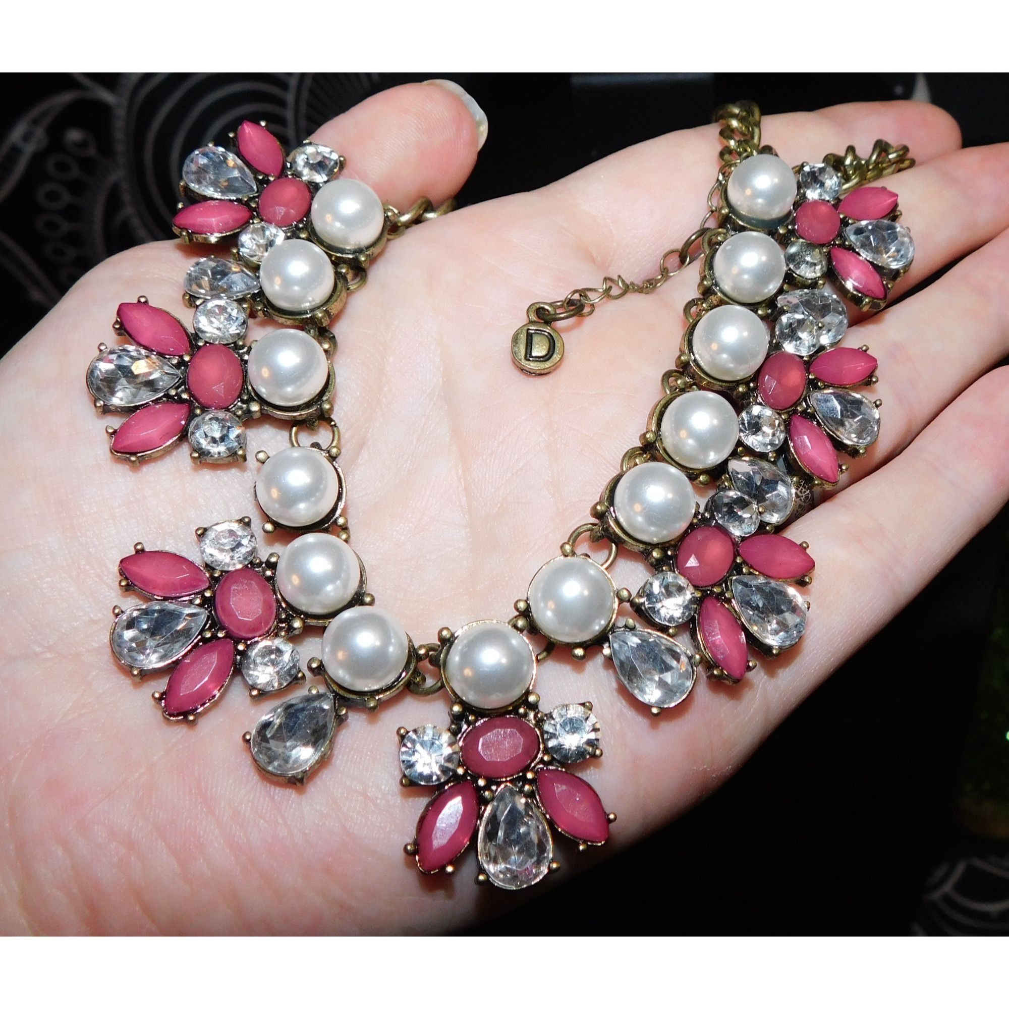 Other Downeast Basics Art Deco Floral Necklace Size ONE SIZE - 2 Thumbnail