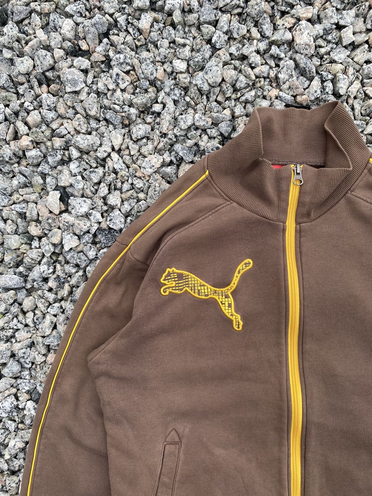 Puma Vintage Puma Full Zipper Sweater Distressed Size US L / EU 52-54 / 3 - 2 Thumbnail