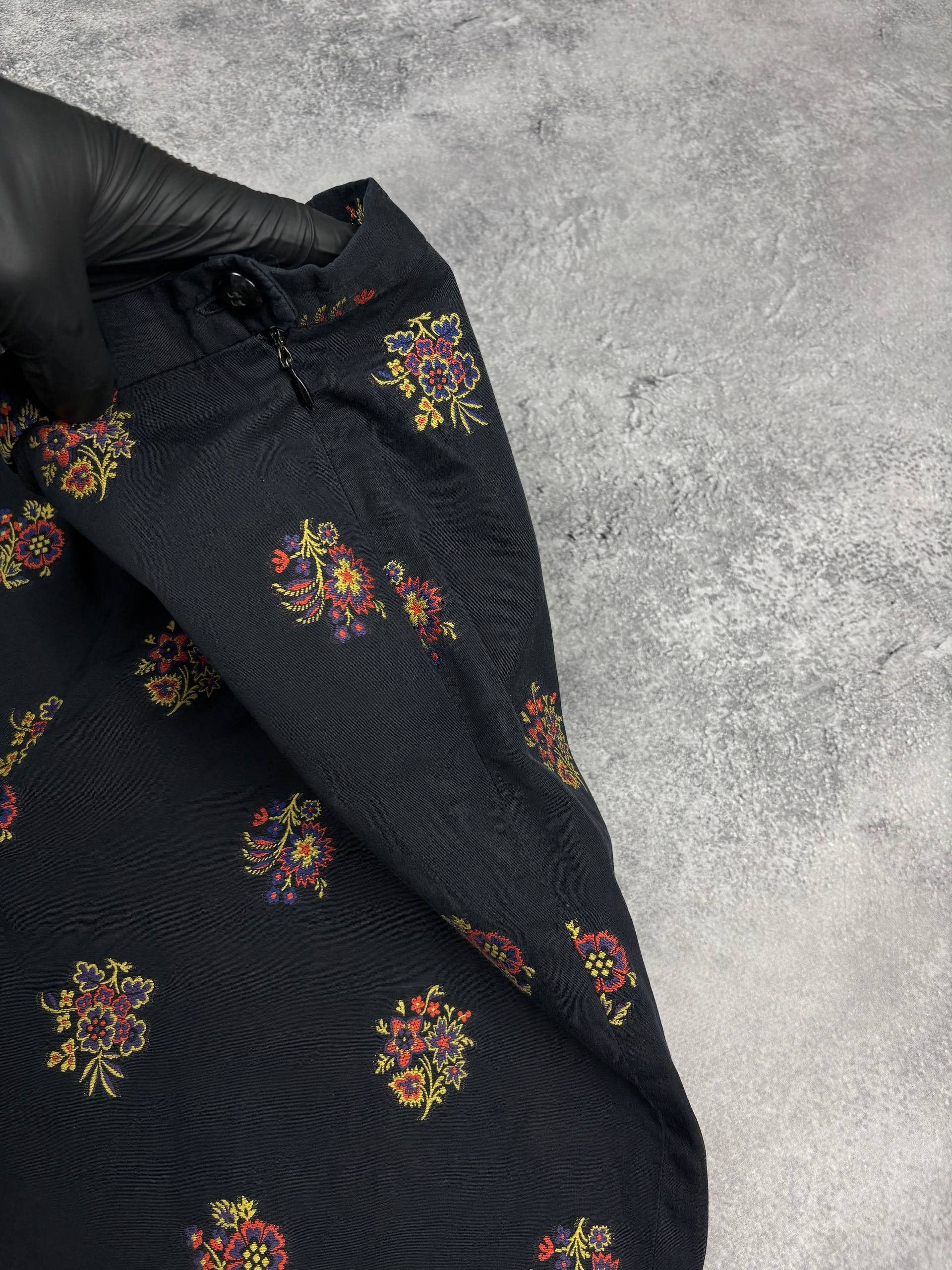 Kenzo Women Kenzo Jeans Pants Oriental Floral Art Print Vintage Size 28" / US 6 / IT 42 - 4 Thumbnail