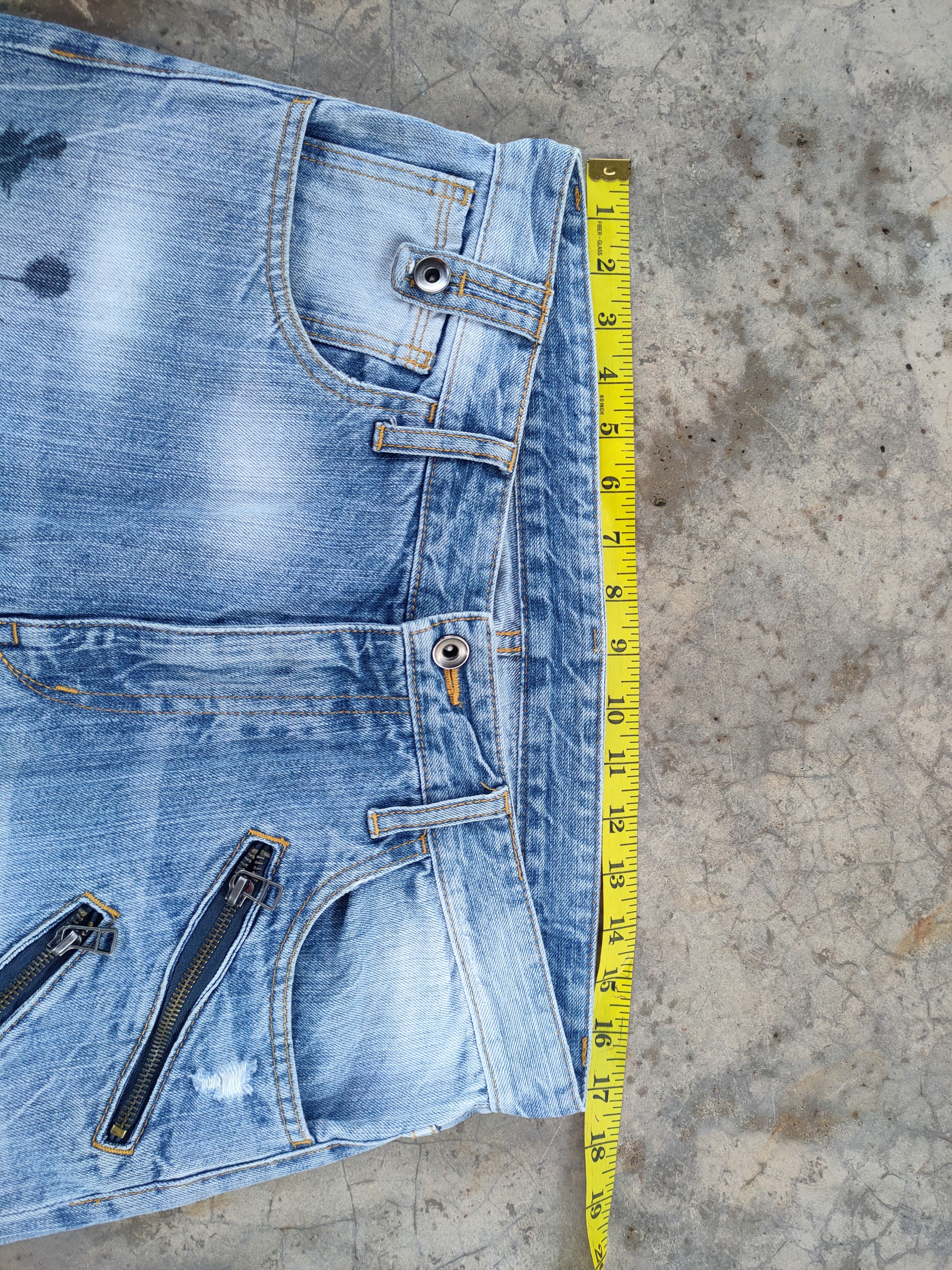 Art Comes First × Japanese Brand × Jean VINTAGE SPINASH SKULL JEANS DENIM PANTS Size US 34 / EU 50 - 9 Thumbnail