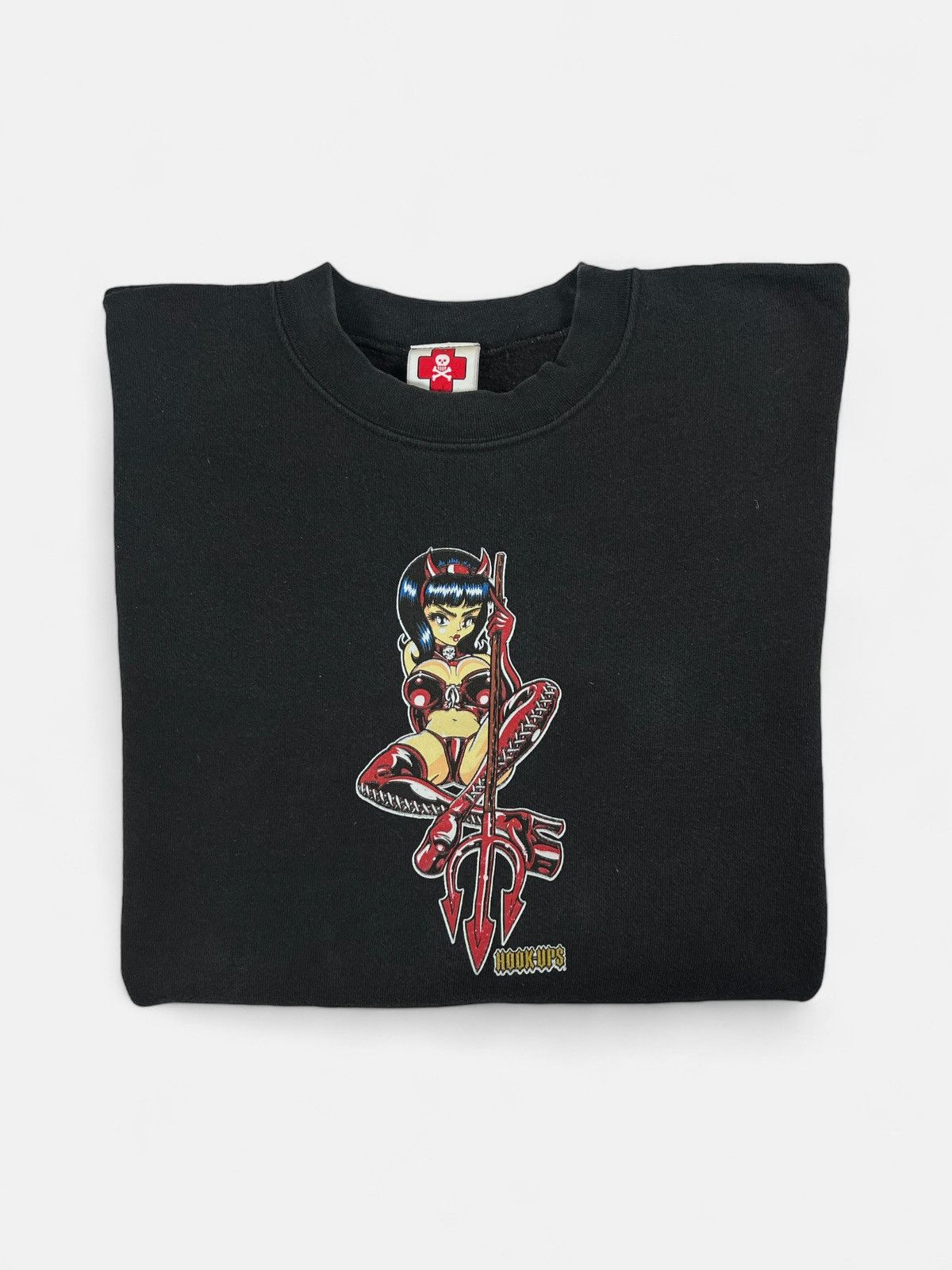 Band Tees Hook-Ups - 90’s Devilgirl Sweater Size US M / EU 48-50 / 2 - 1 Thumbnail