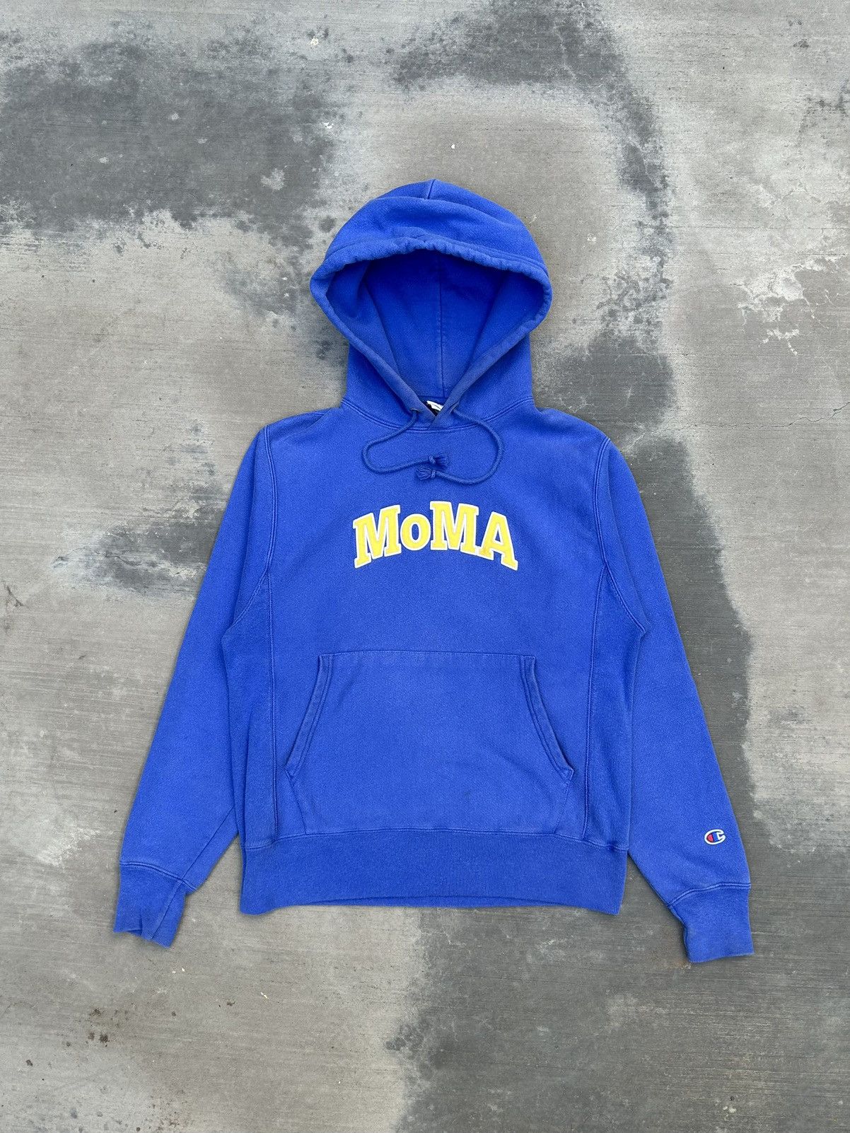 Champion Moma MoMA x Champion Embroidered Logo Hoodie Grailed