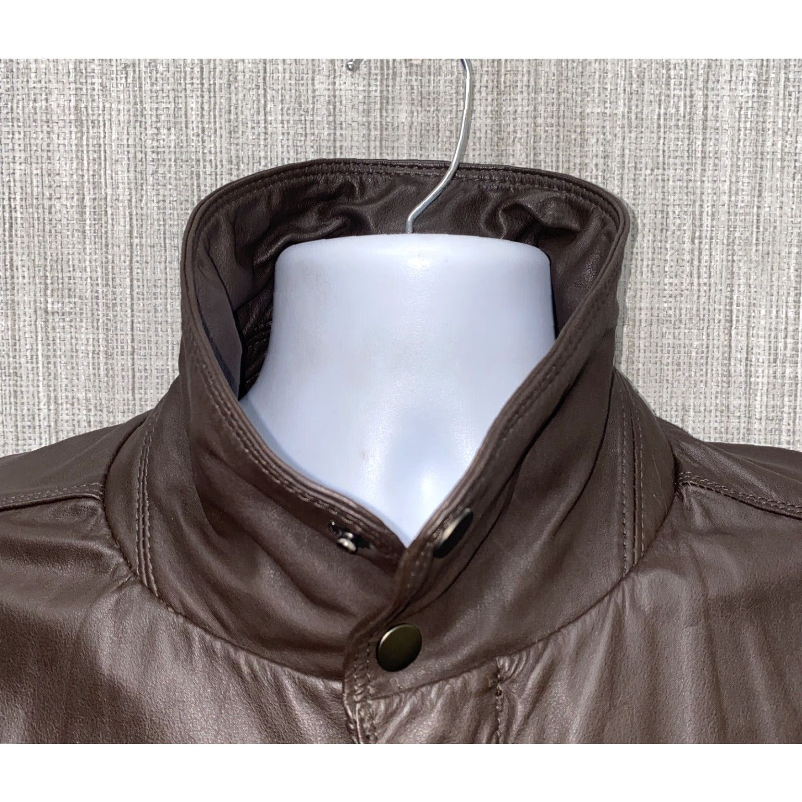 Members Only VINTAGE Members Only Leather Jacket Full Zip Mens 44 Brown Europe Craft Casual Men’s Size 44 Size US S / EU 44-46 / 1 - 3 Thumbnail