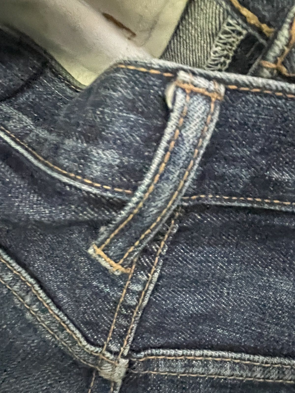 Japanese Brand × Vintage Vintage Blue Way Selvedge Distresed Denim Size US 33 - 18 Thumbnail