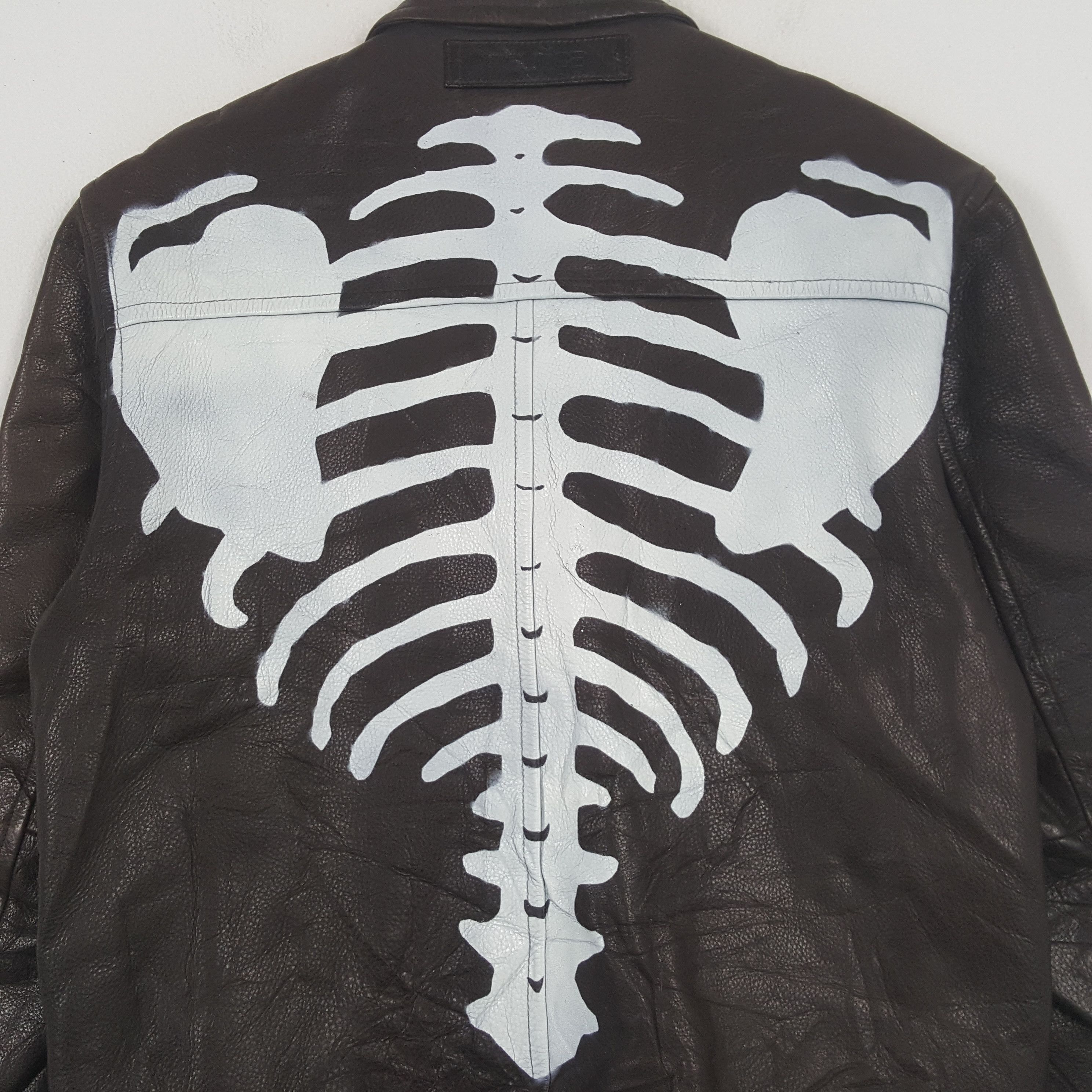 NAUTICA x Custom SKULL Bones Art Design Jacket C290N28