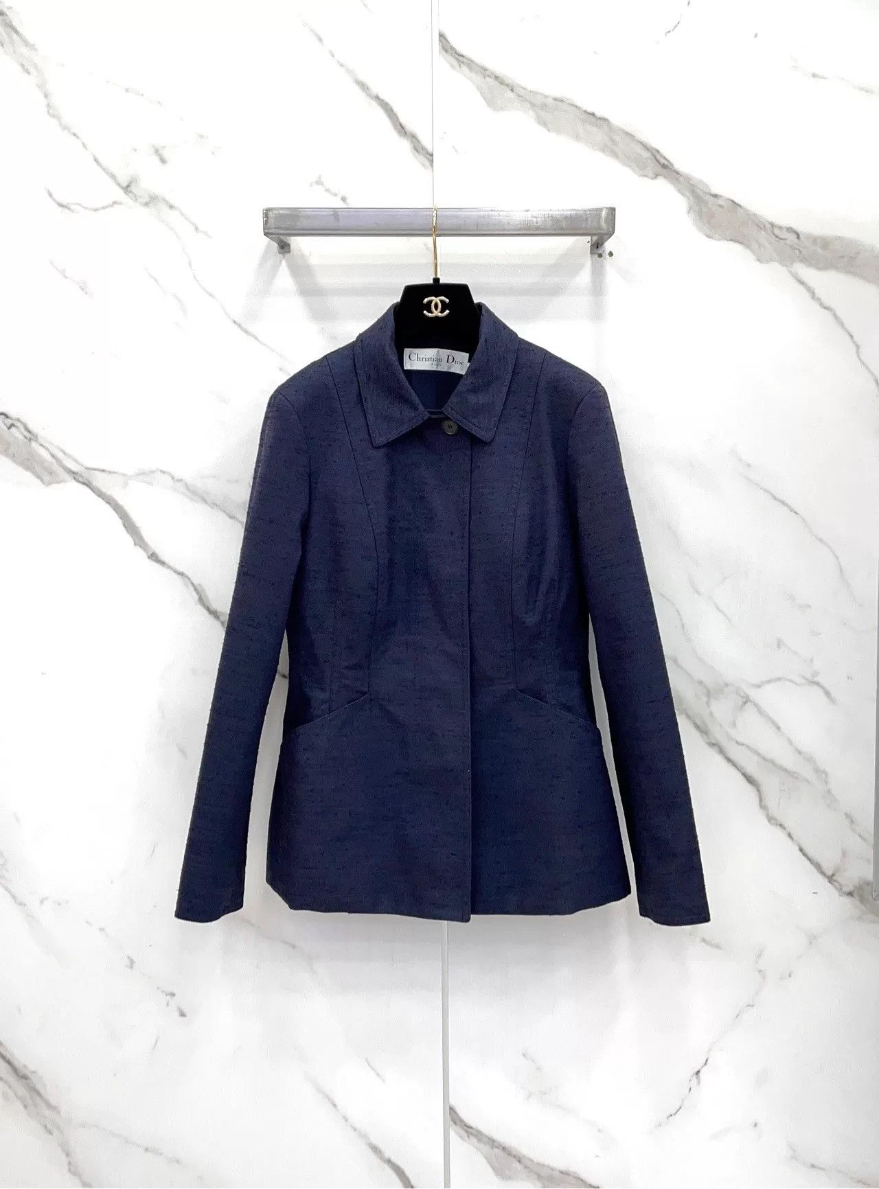 Dior Dior Single-Breasted Lapel Zipper Jacket Size S / US 4 / IT 40 - 1 Thumbnail