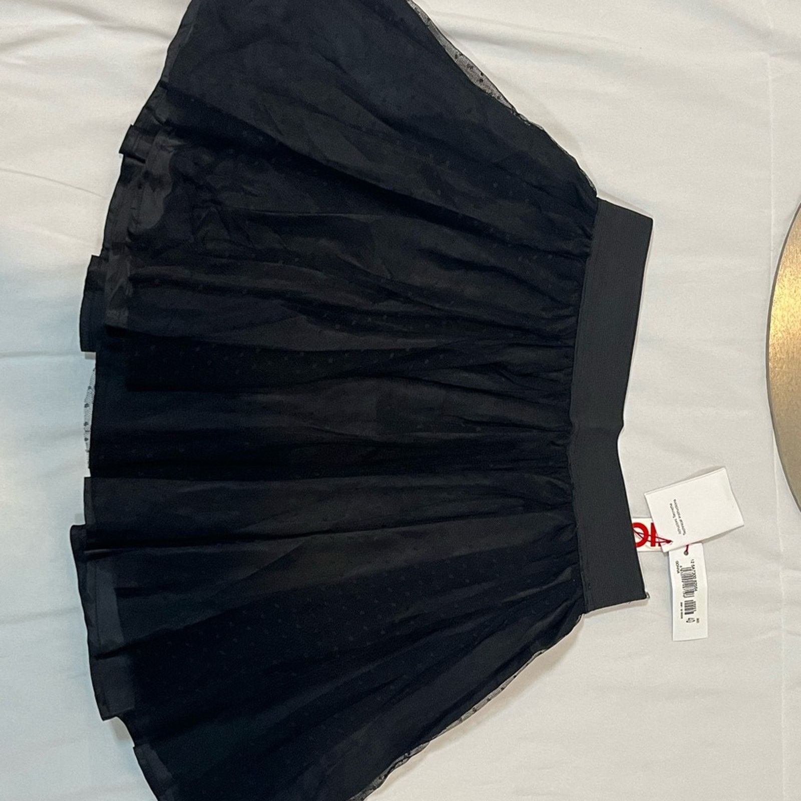Fiorucci Fiorucci Black Lined Lace Skirt Size 27" / US 4 / IT 40 - 5 Thumbnail