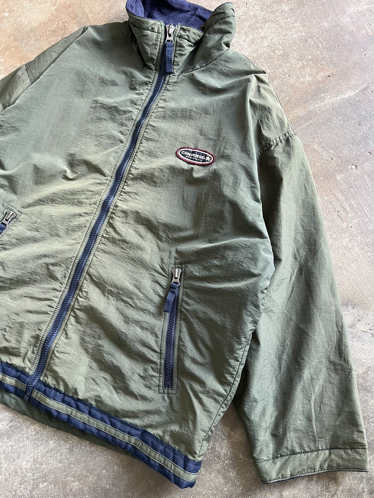 Converse Vintage 90s Converse All Star Double Layer Jacket Size US M / EU 48-50 / 2 - 5 Thumbnail