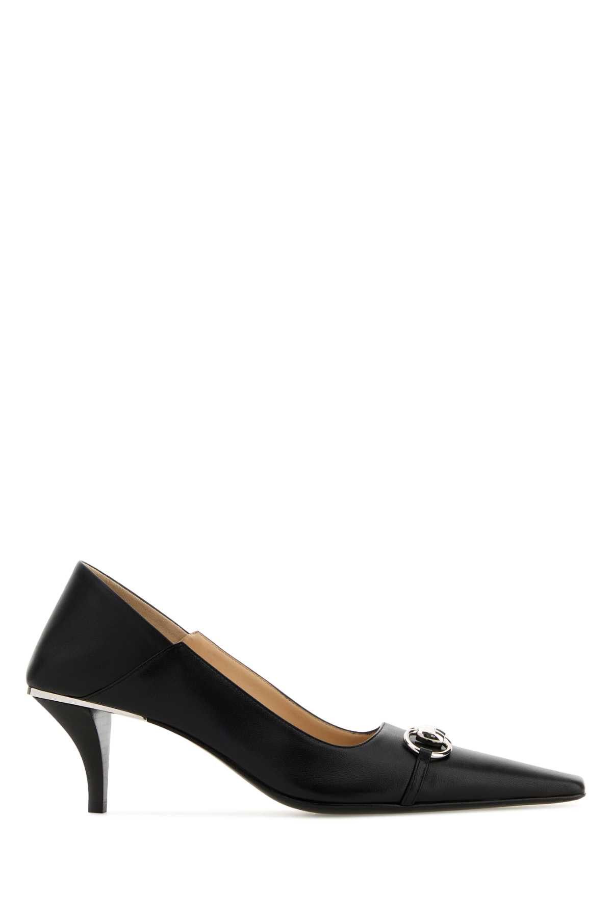 Gucci Black Leather Pumps Size US 6 / IT 36 - 1 Thumbnail