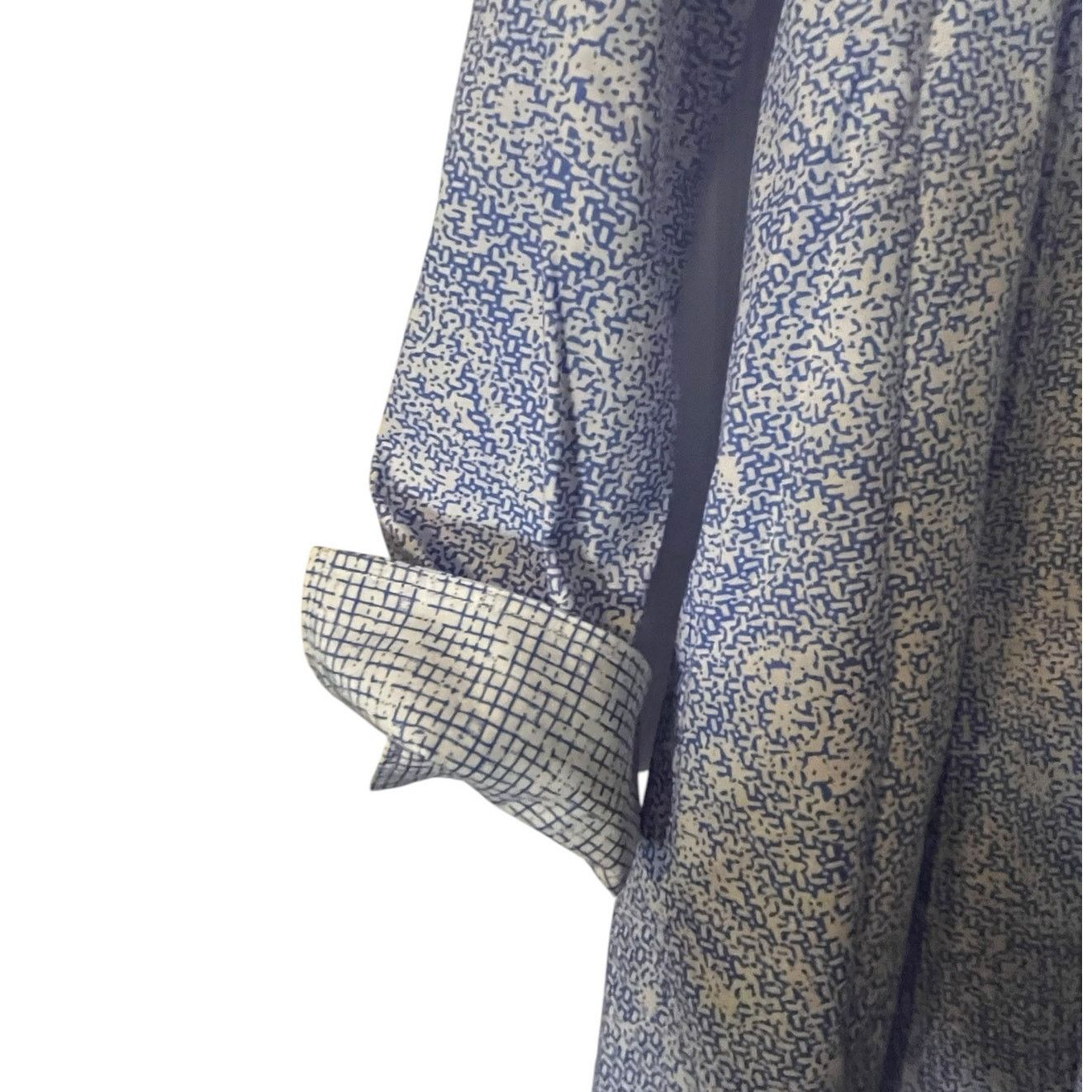 Habitat Habitat Clothes To Live In white blue button down Sz M 18328 Size M / US 6-8 / IT 42-44 - 5 Thumbnail