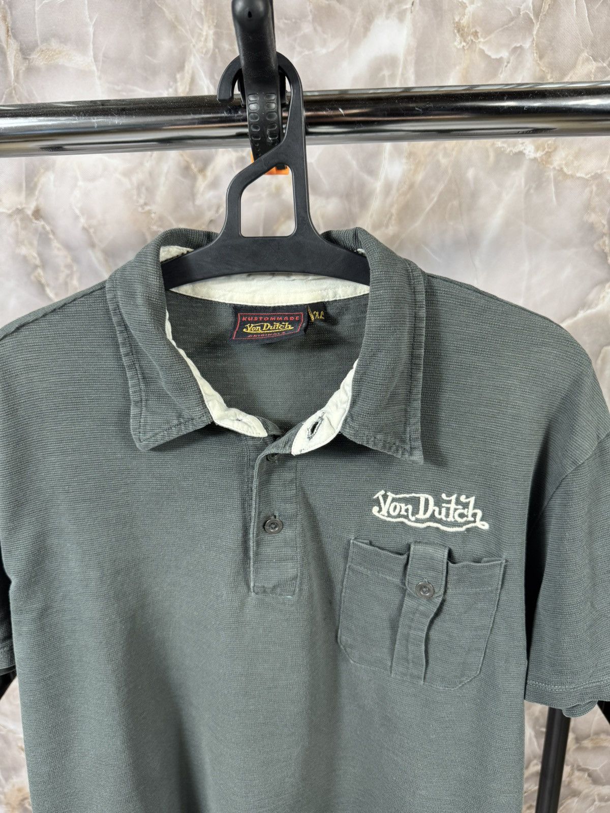 Von Dutch Von Dutch Y2k Polo Tee Size US XL / EU 56 / 4 - 4 Thumbnail