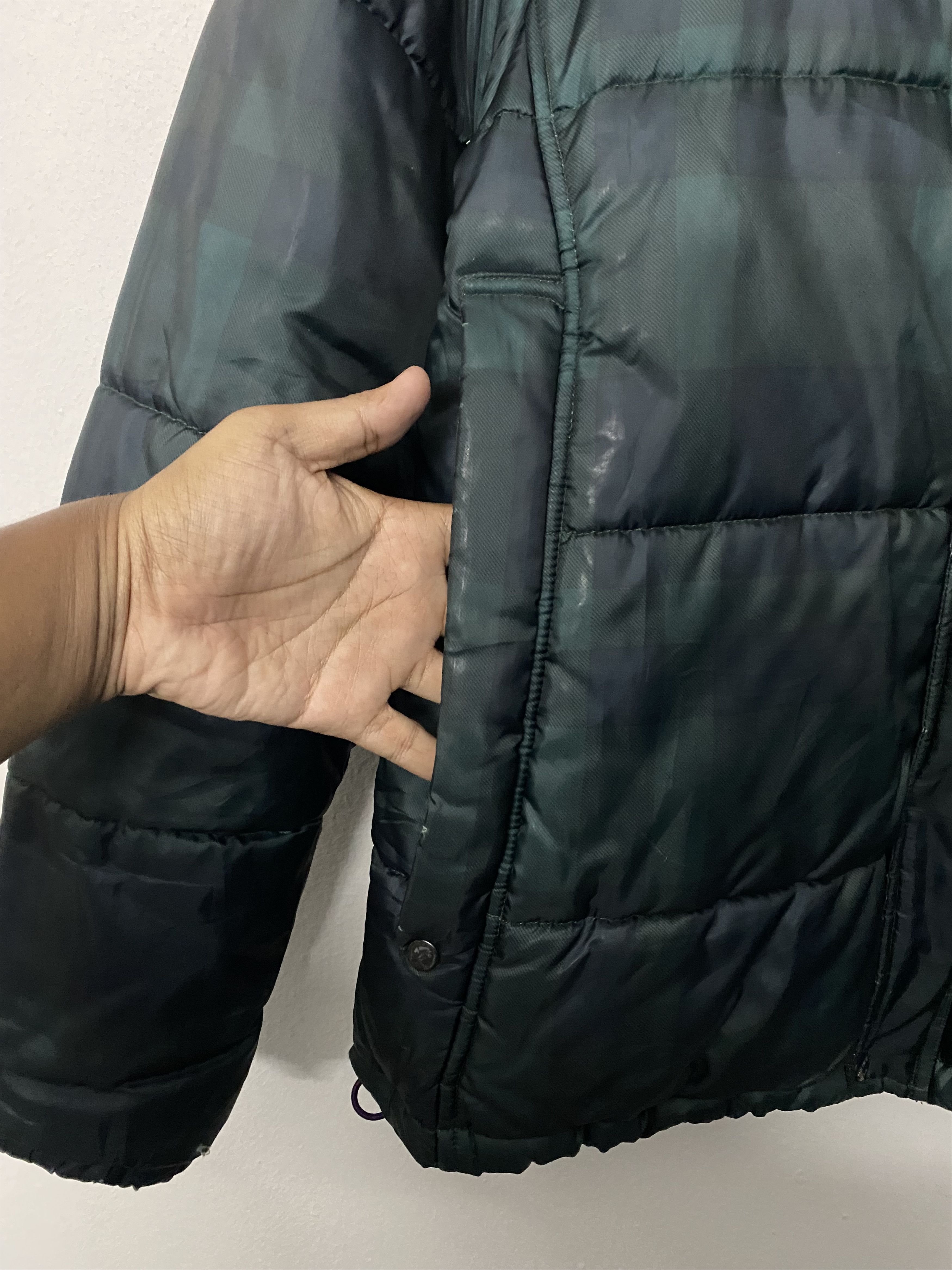 Paul Smith Paul Smith Jeans Hooded Puffer Jacket Green Size US L / EU 52-54 / 3 - 6 Thumbnail
