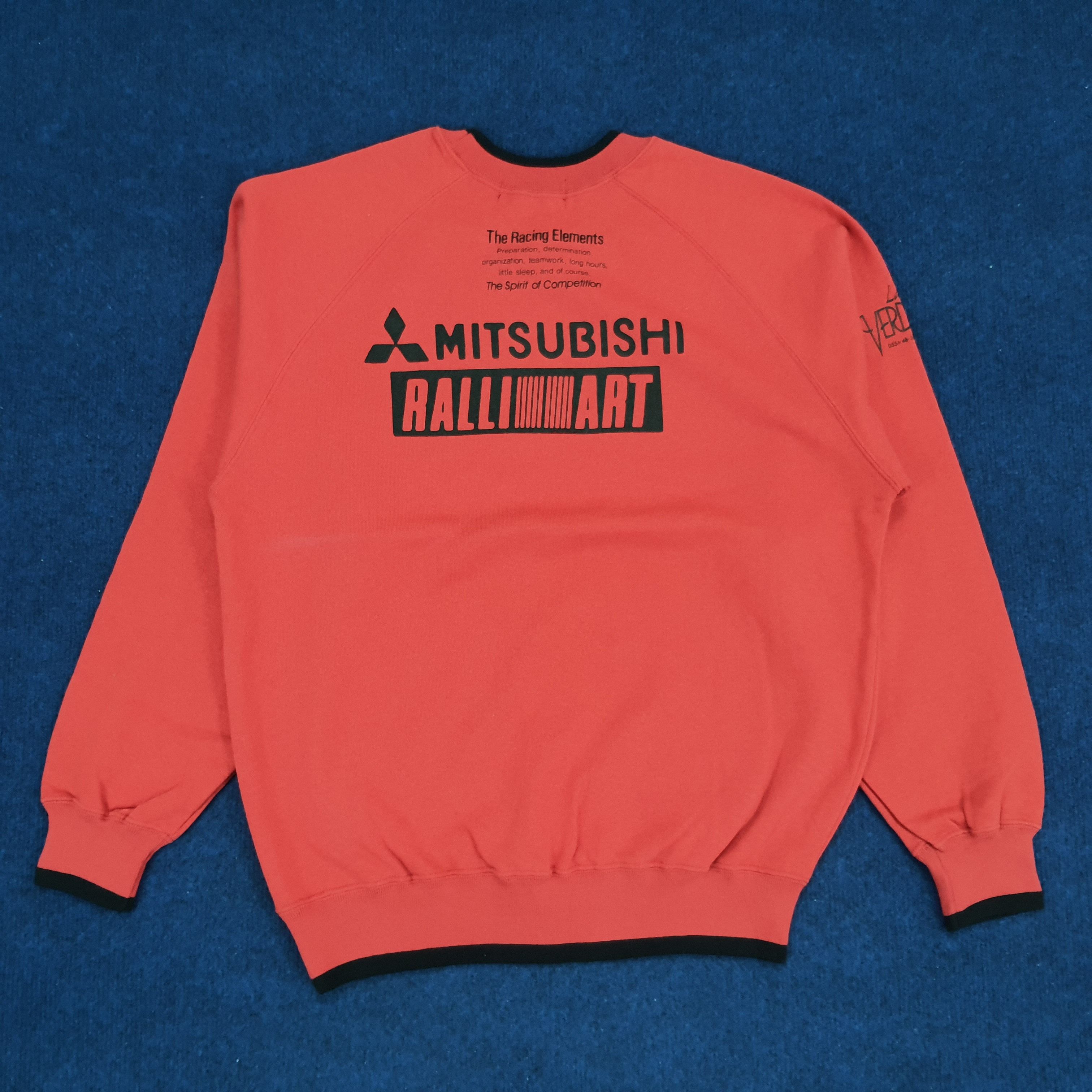 Japanese Brand × Vintage Vintage RalliArt Mitsubichi The Racing Elements Sweatshirt Size US S / EU 44-46 / 1 - 1 Thumbnail
