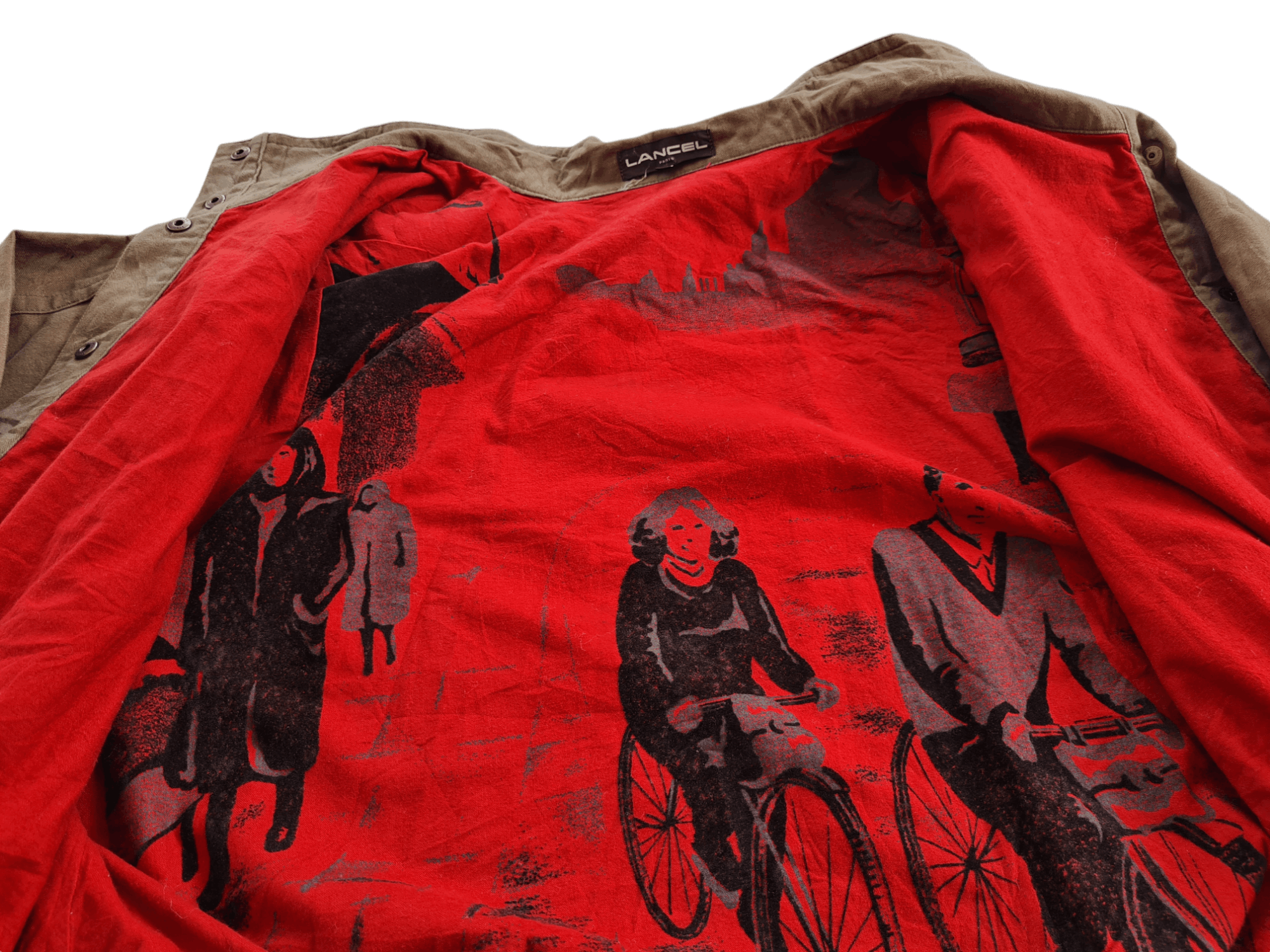 Lancel × Vintage ✅️Vintage Lancel Bomber Jacket Button Up Size US XL / EU 56 / 4 - 9 Thumbnail