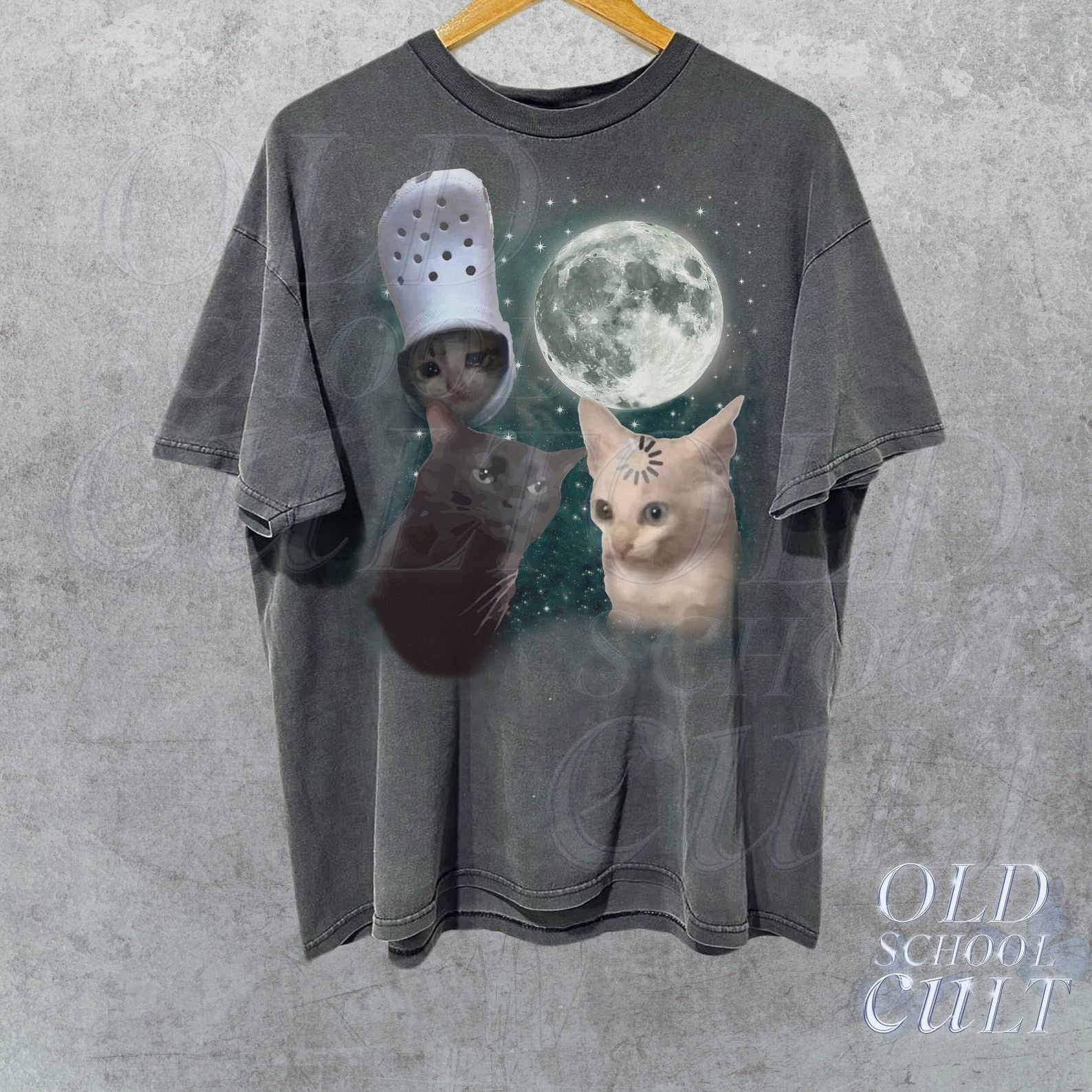 The Unbranded Brand Three Cats Vintage Graphic T-shirts Size US M / EU 48-50 / 2 - 1 Thumbnail