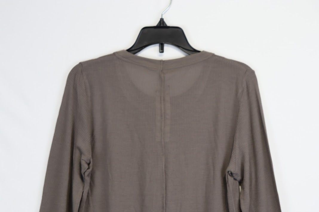 Rick Owens o1rshd1 Long-Sleeved T-Shirt in Brown Size US XL / EU 56 / 4 - 7 Thumbnail